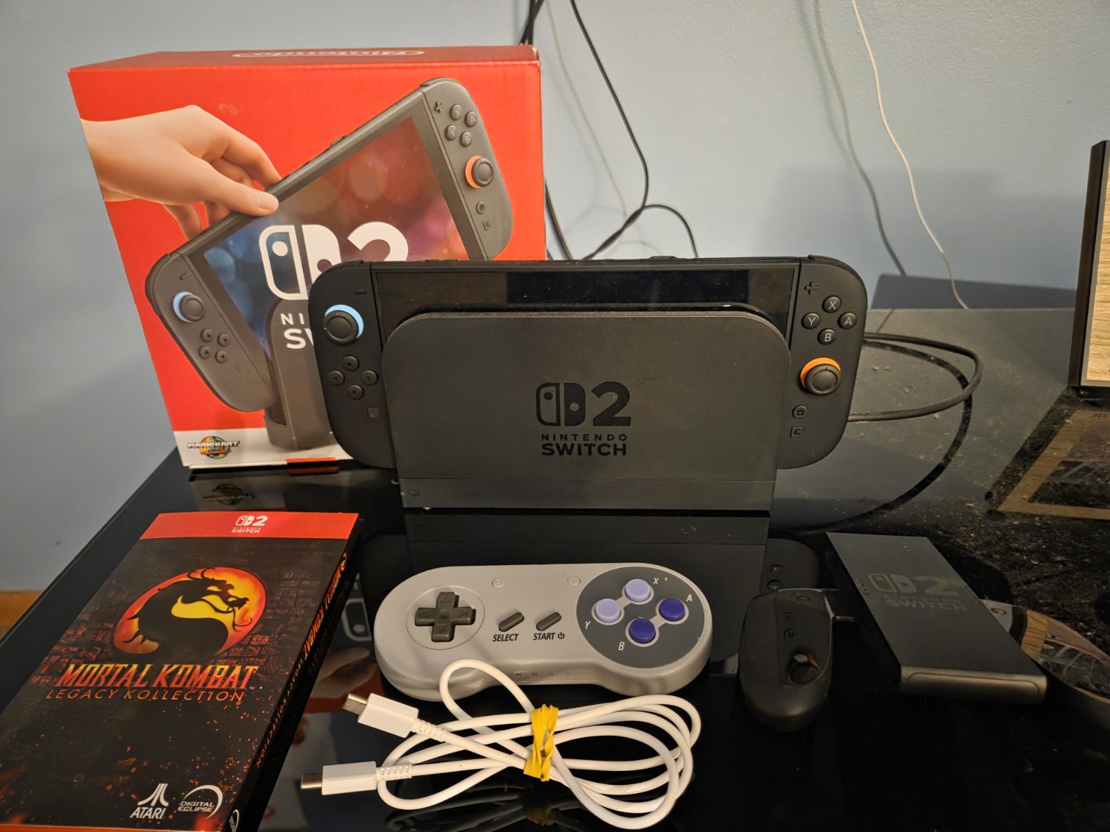 Nintendo Switch 2 Console, Mortal Kombat Legacy Kollection, Wireless Controller