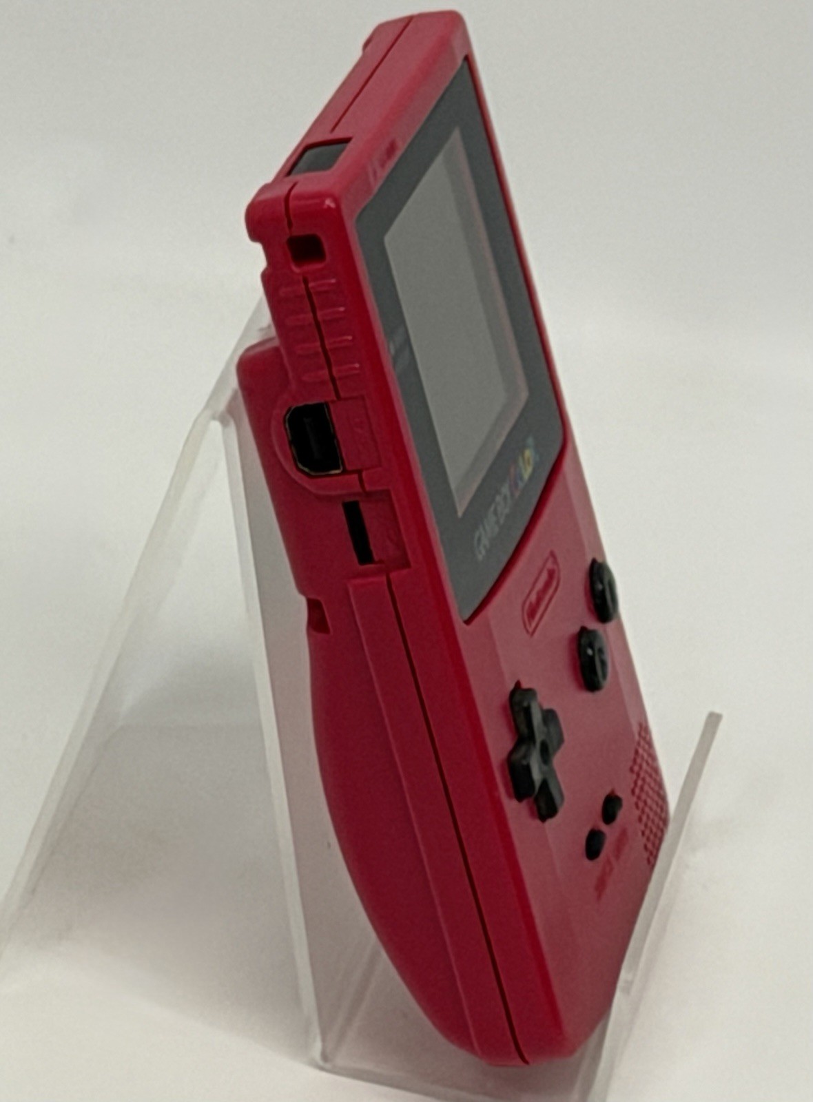 Gameboy Color Console Berry Pink Nintendo GBC Tested Works CGB-001