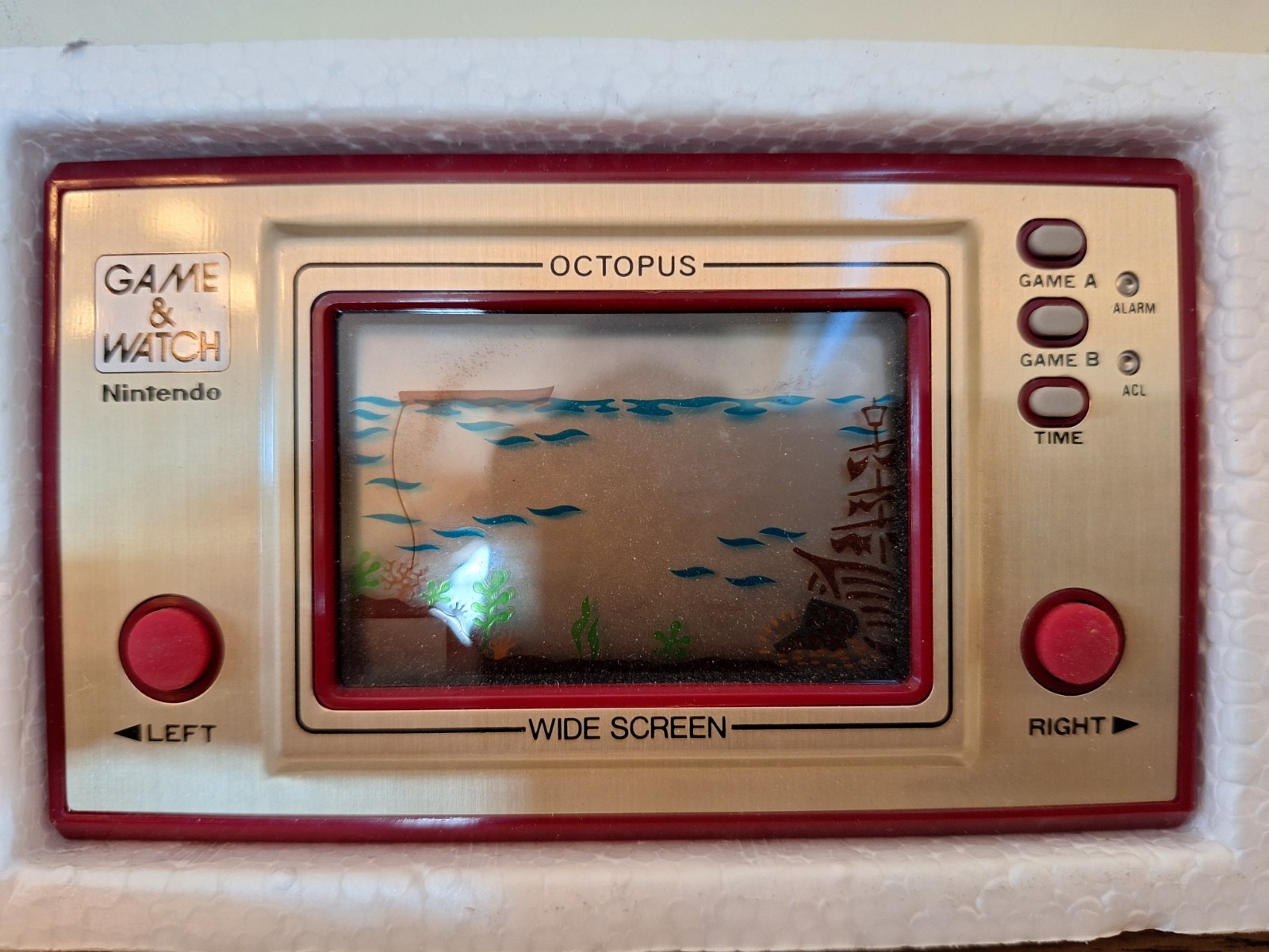 Nintendo Game And Watch Octopus Oc-22 1981 CIB Us Seller