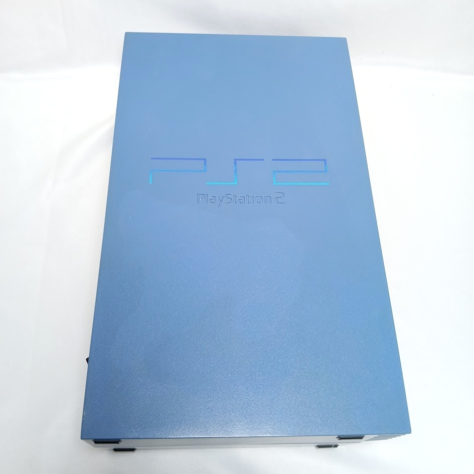 Sony PS2 Aqua Blue SCPH-39000 NTSC-J Japan Limited Console Tested w/ Controller