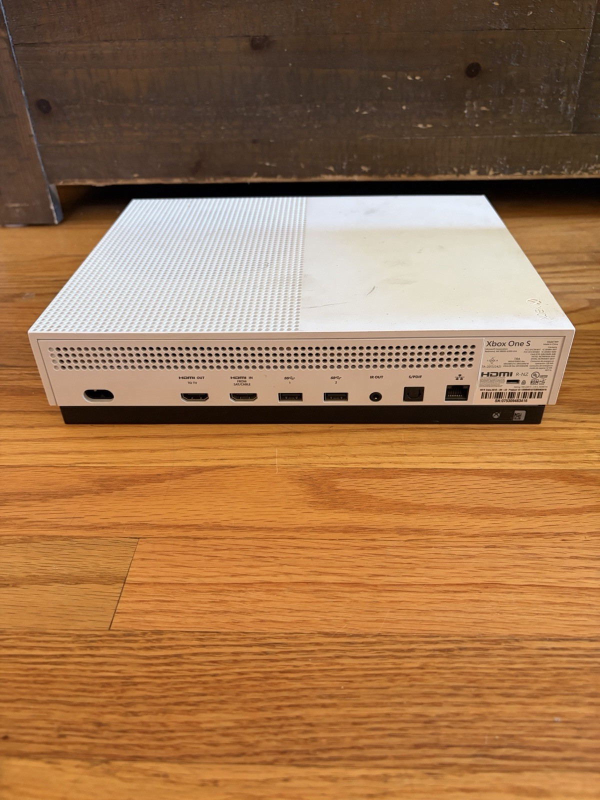 Xbox One S 500GB Model 1681 Console + Controller + Madden 17 + Cables #11