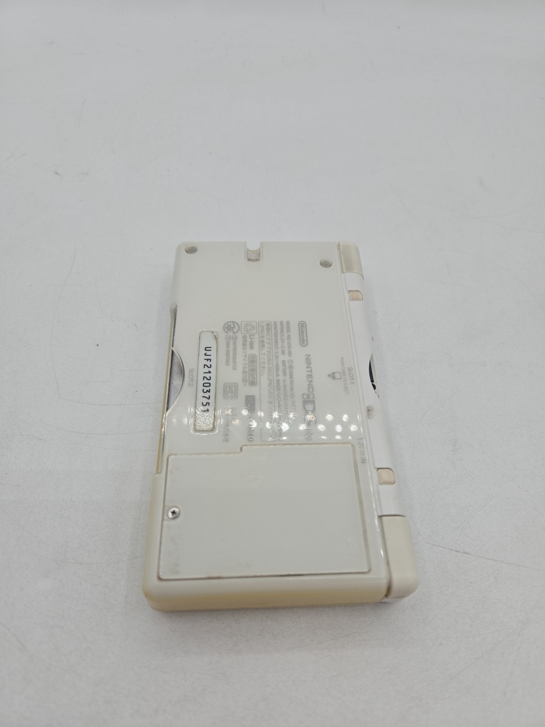 Nintendo DS Lite Polar White Handheld System Bundle Charger Game Stylus Clean!!!