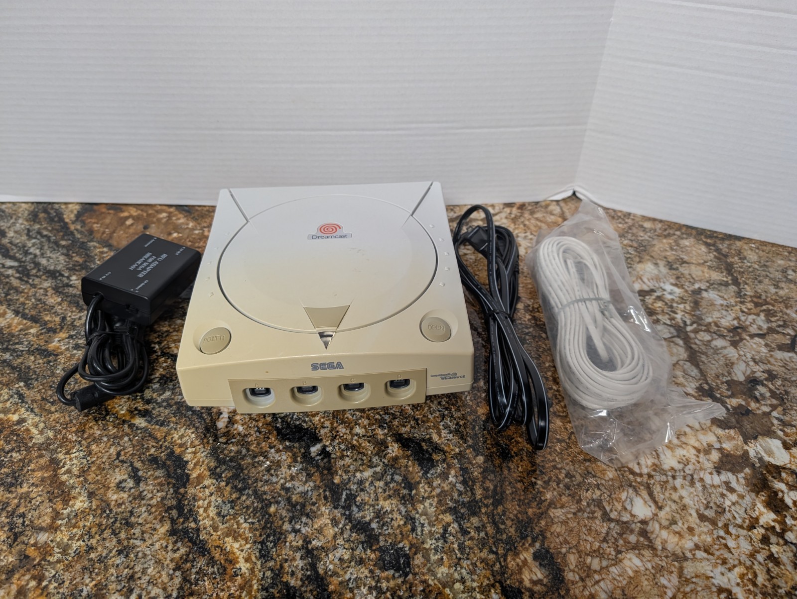 Sega Dreamcast HKT-3020 Console For Parts Or Repair Untested White System