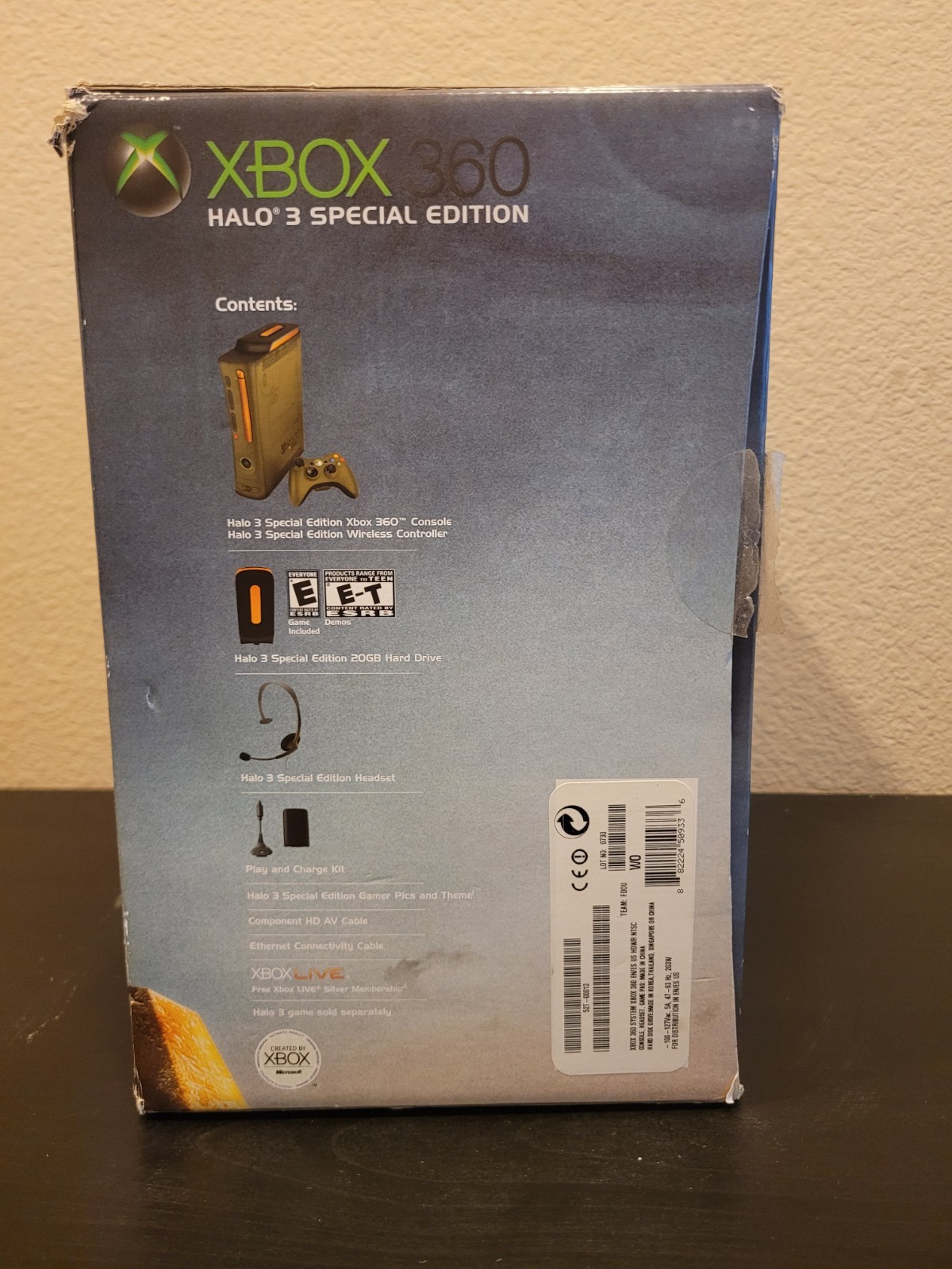 Halo 3 special edition xbox 360 console- Green Edition With Original Box