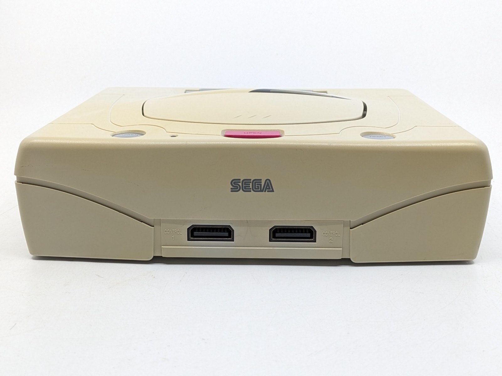 Sega Saturn White HST-3220 NTSC-J Japan Tested w/ SEGA RALLY CHAMPIONSHIP