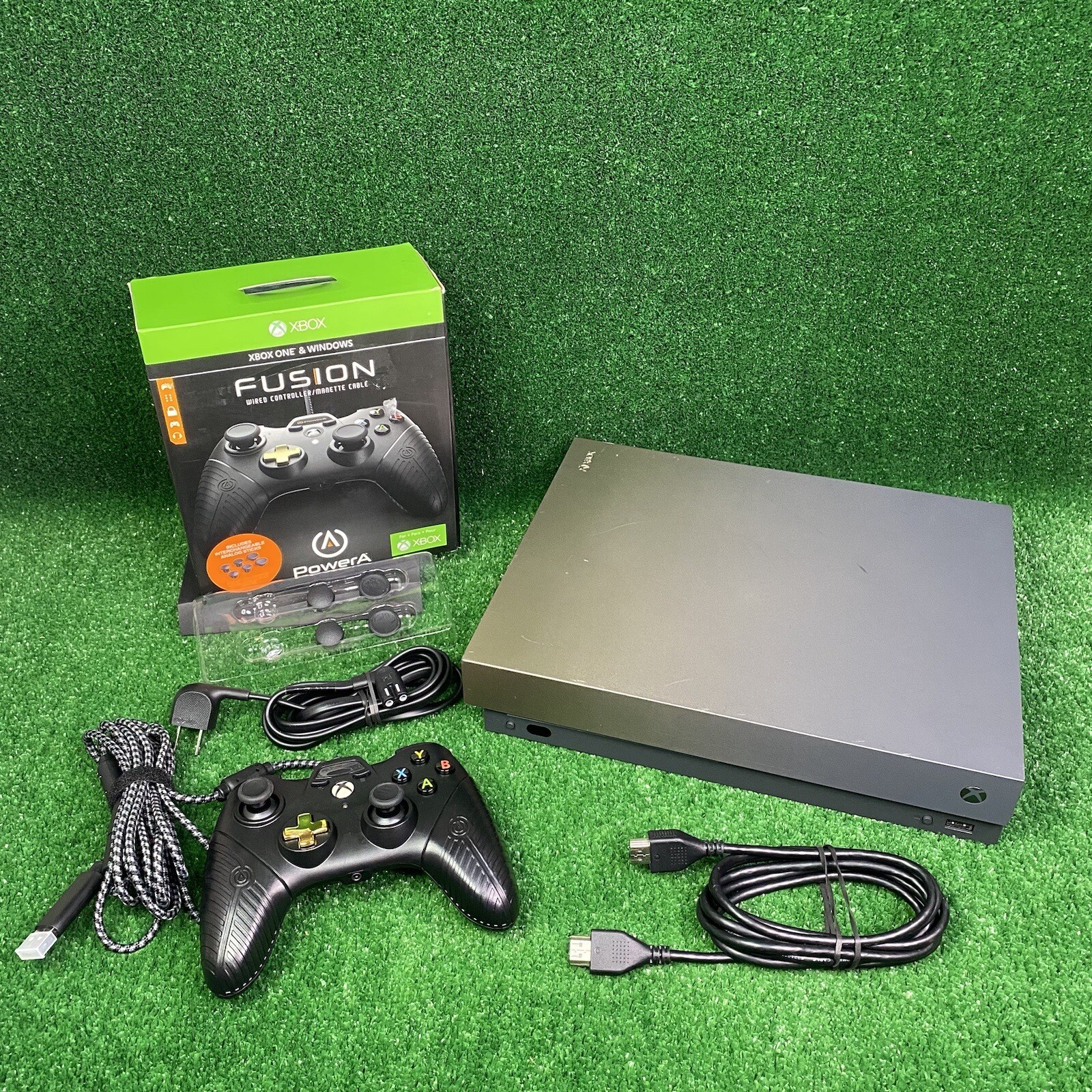 Microsoft Xbox One X 1787 Gold Rush Limited Edition 1TB Console W/Controller