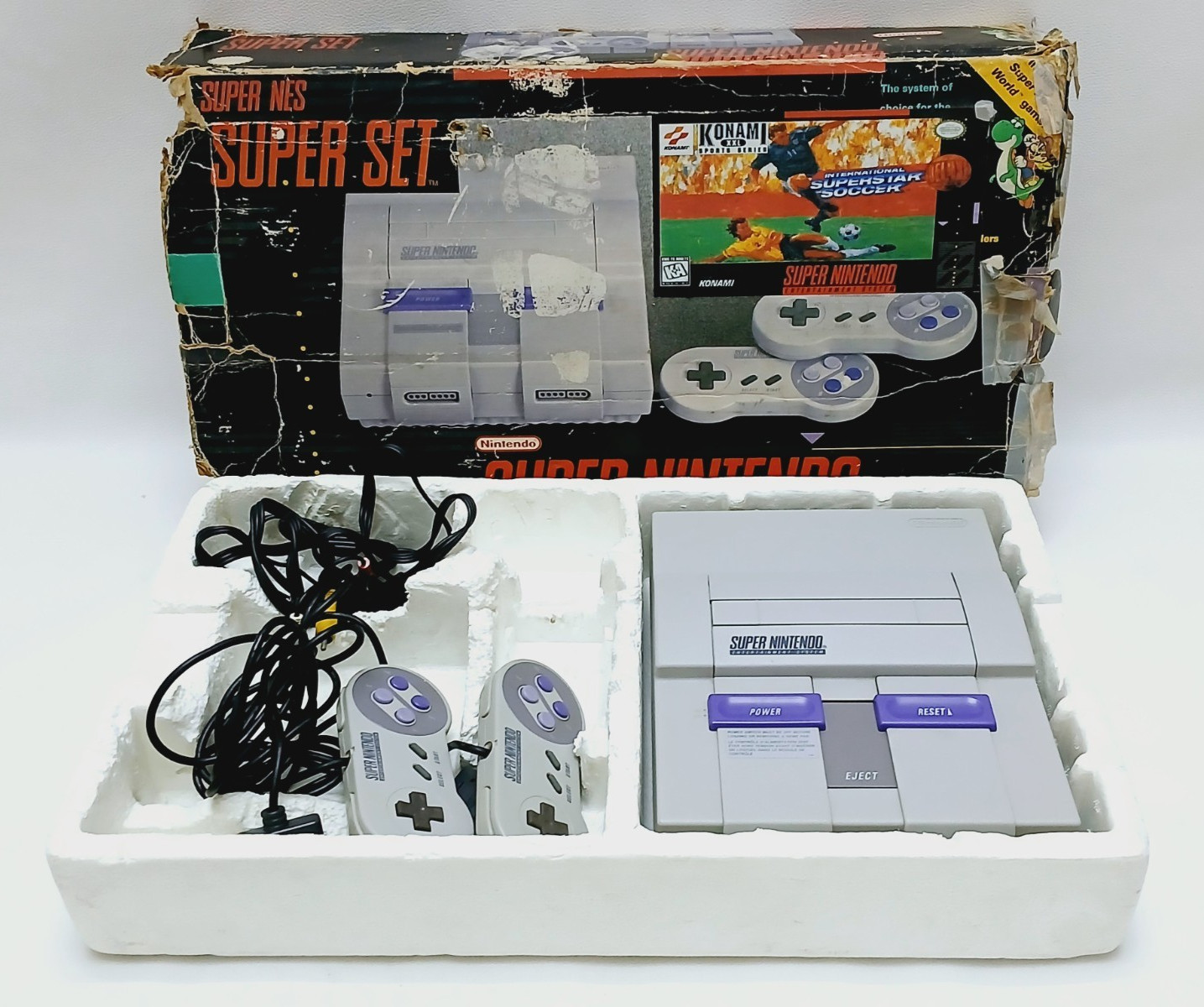 Super Nintendo Entertainment System Console SNS-001 – For Parts Only