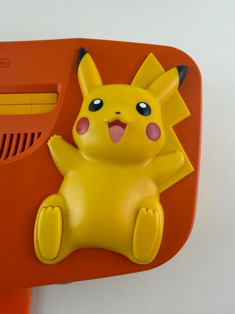 Nintendo 64 Pikachu Console System Boxed Pokemon Orange & Yellow Edition Used