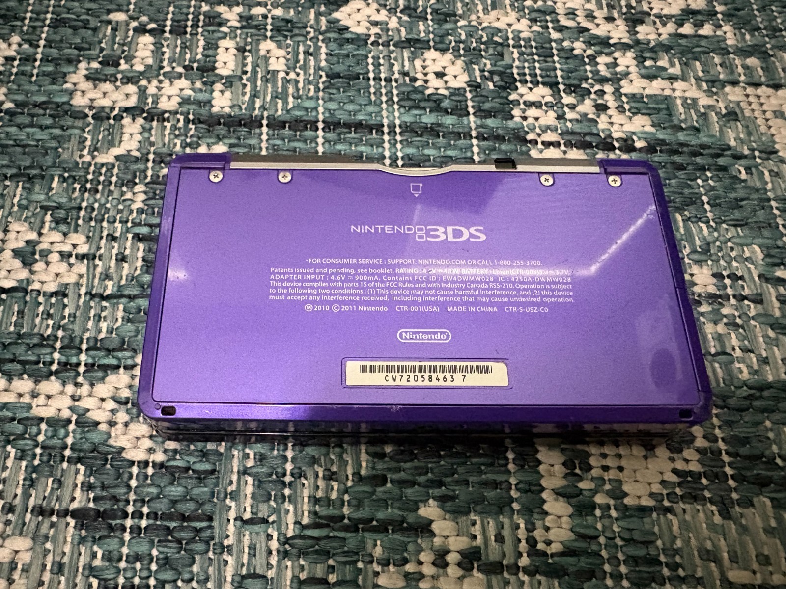 Nintendo 3DS Midnight Purple Console Bundle – Complete in Box with 9 Games Zelda