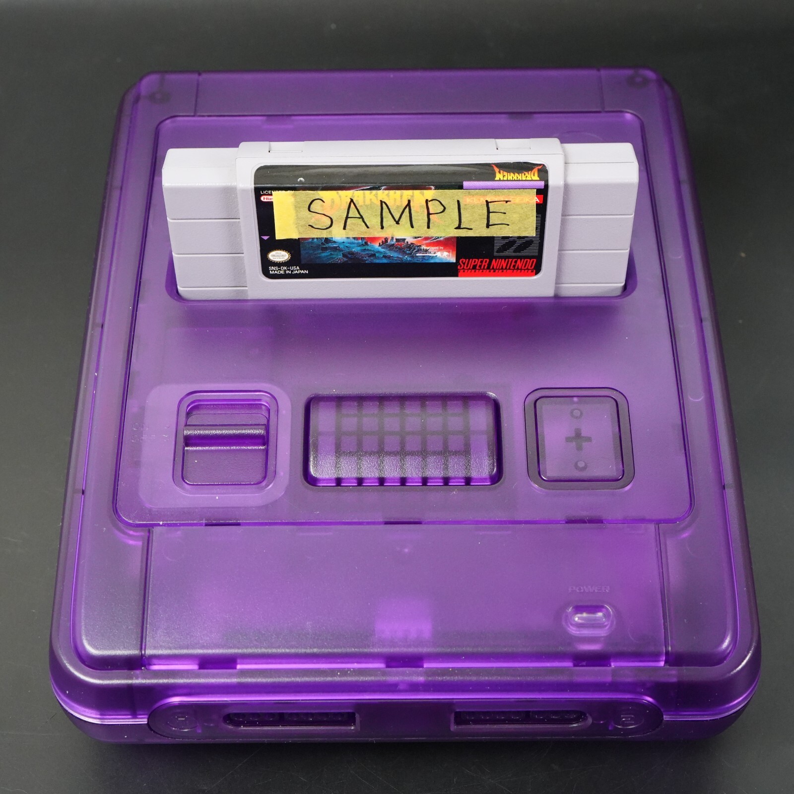 Nintendo Super Famicom Console SHVC-001 SFC SNES Purple Shell USB MOD