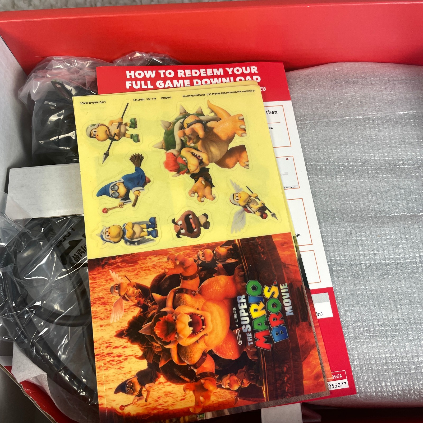 Nintendo Switch Mario Choose One Bundle Console No Code Complete in Box CIB