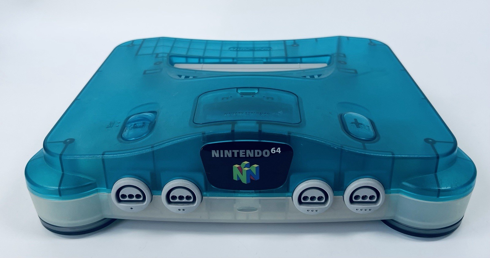 Nintendo 64 Clear Blue Console N64 Chose Controller Cables REGION FREE
