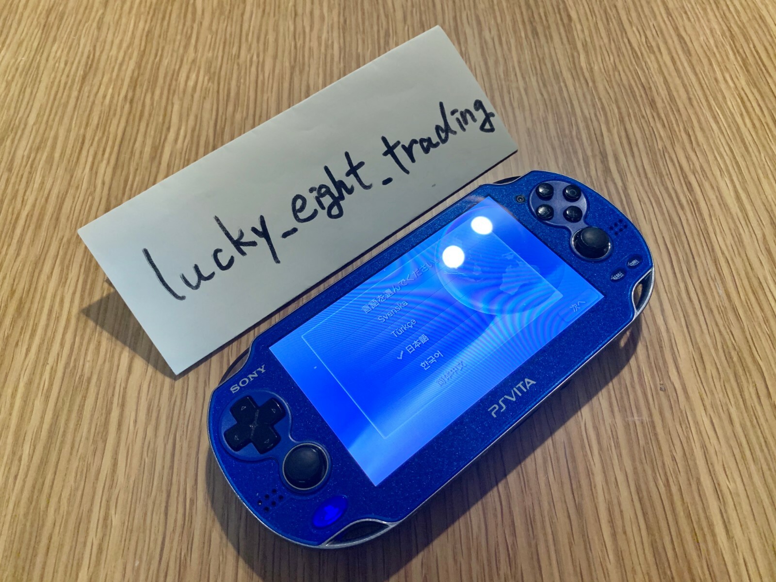 PS Vita Sapphire Blue PCH 1000 ZA04 Console only PSV Fat [H]
