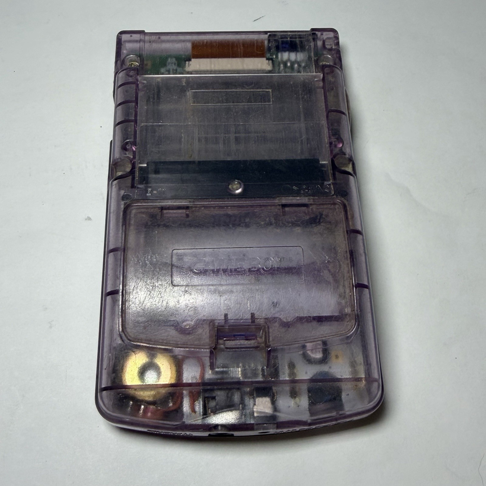 Nintendo Game Boy Color Clear Atomic Purple Console Tested & Working Used