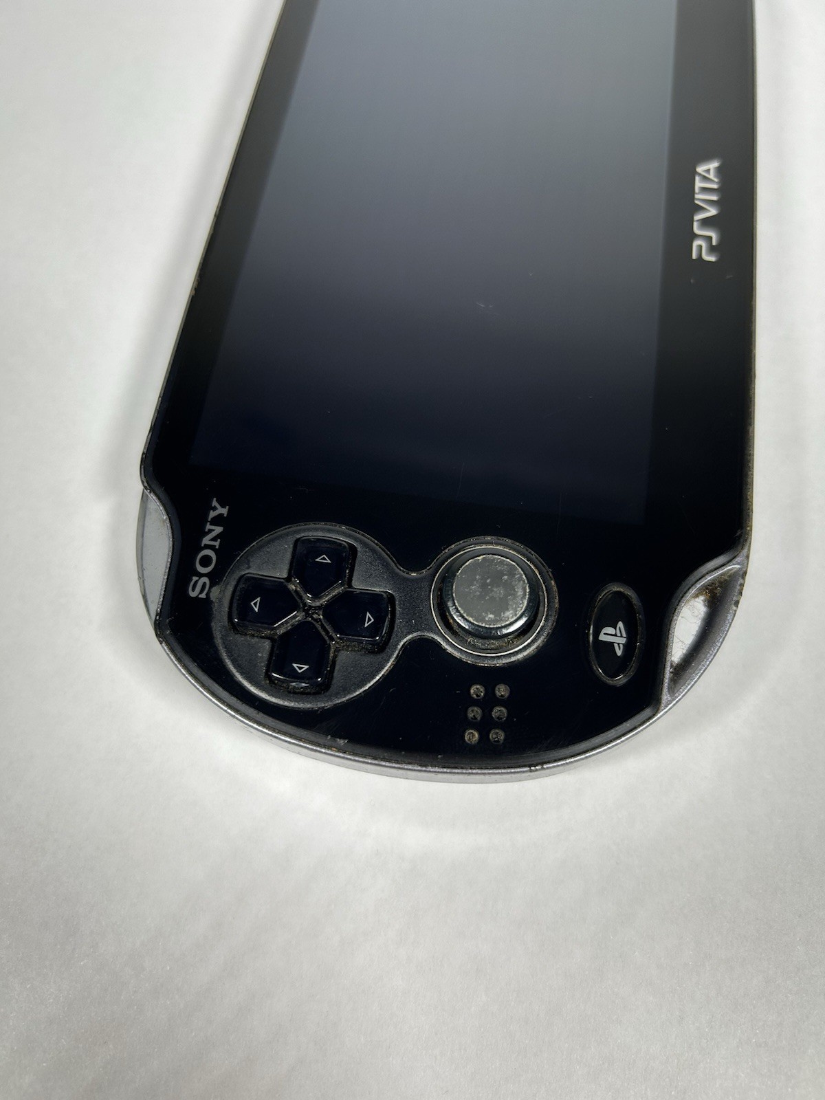 Sony PlayStation Vita PCH-1001 Black Handheld Console w/ Charger 5 Games Tested
