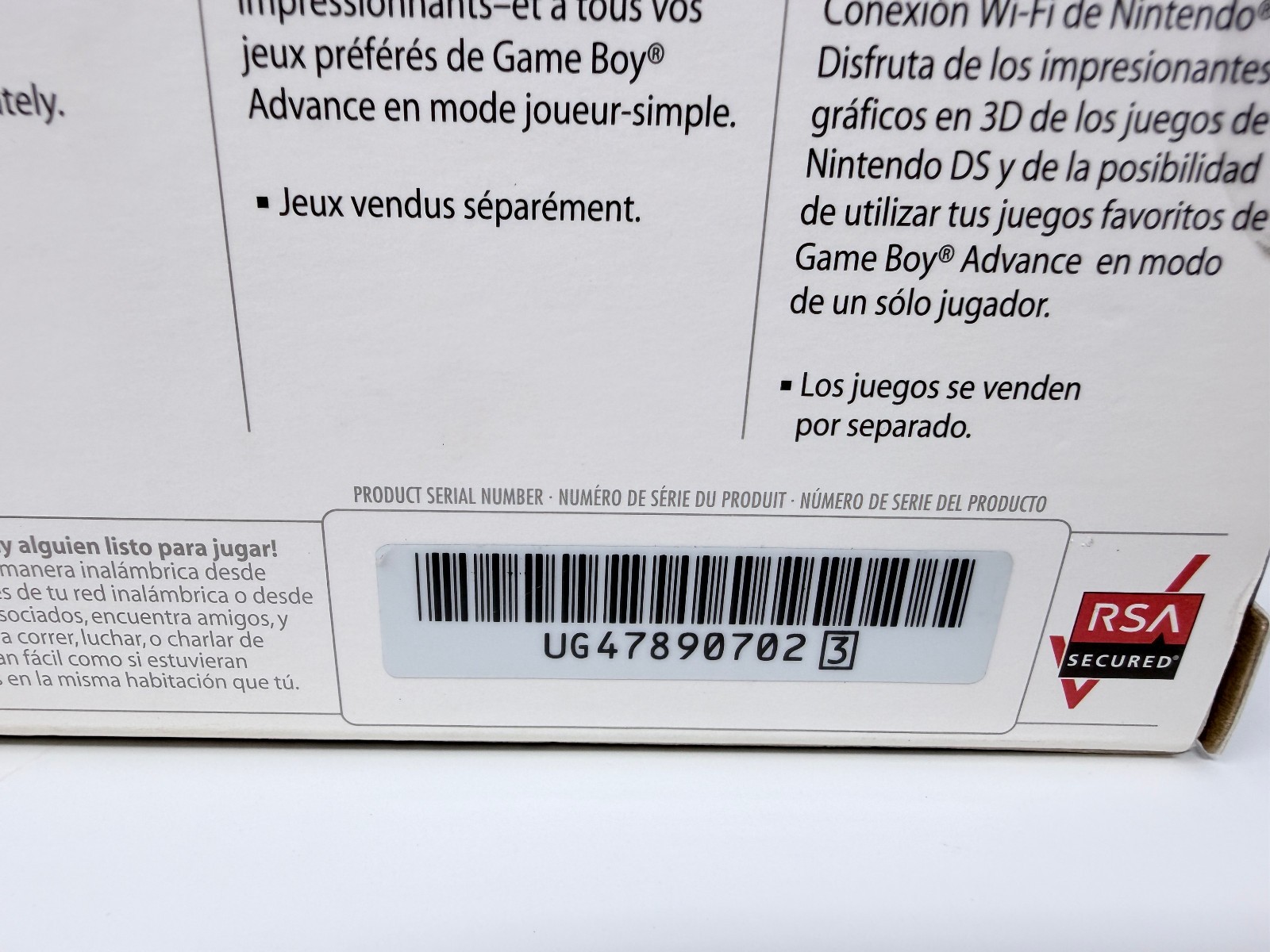 Nintendo DS Lite Handheld System- Onyx Black Gloss in Box USG-001 TESTED & WORKS