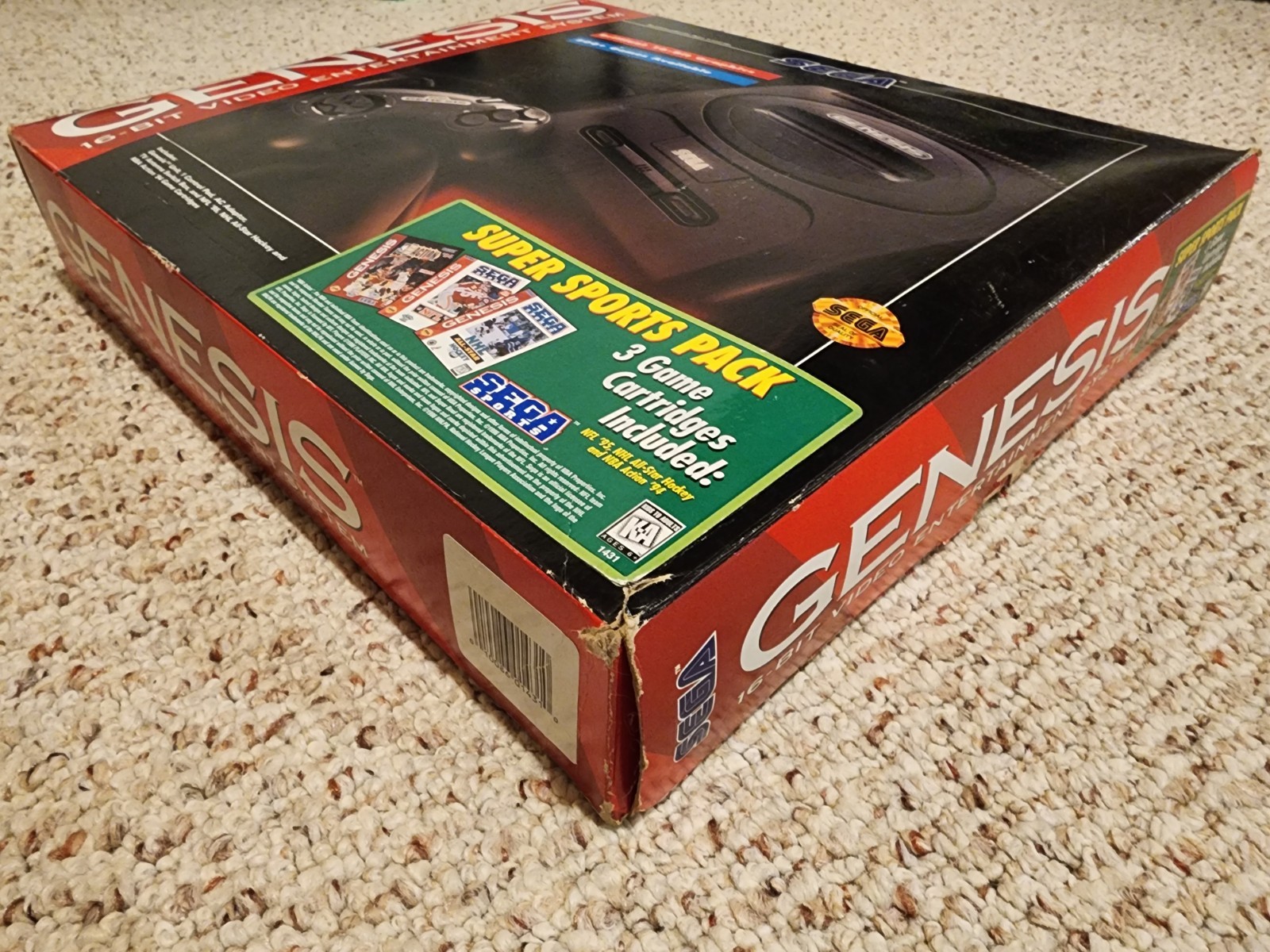 Sega Genesis Model 2 Console Complete CIB Original Box Super Sports Pack HTF!