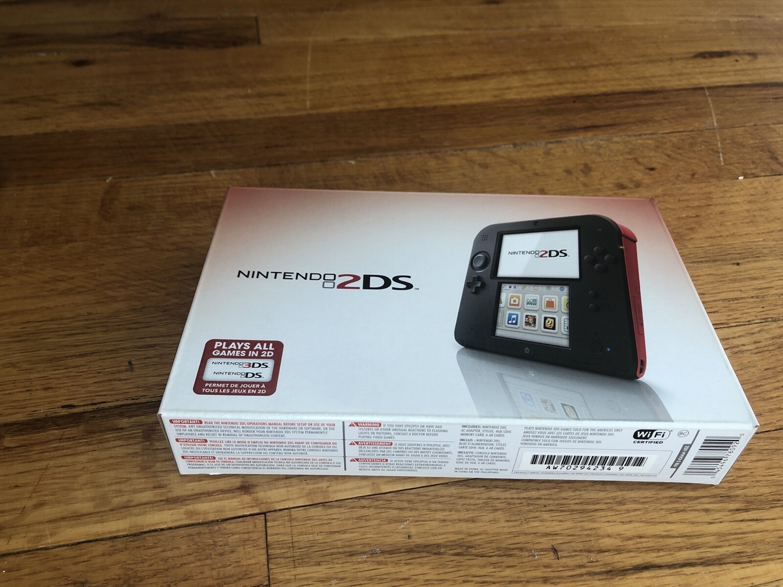Nintendo 2DS – Crimson Red Brand New