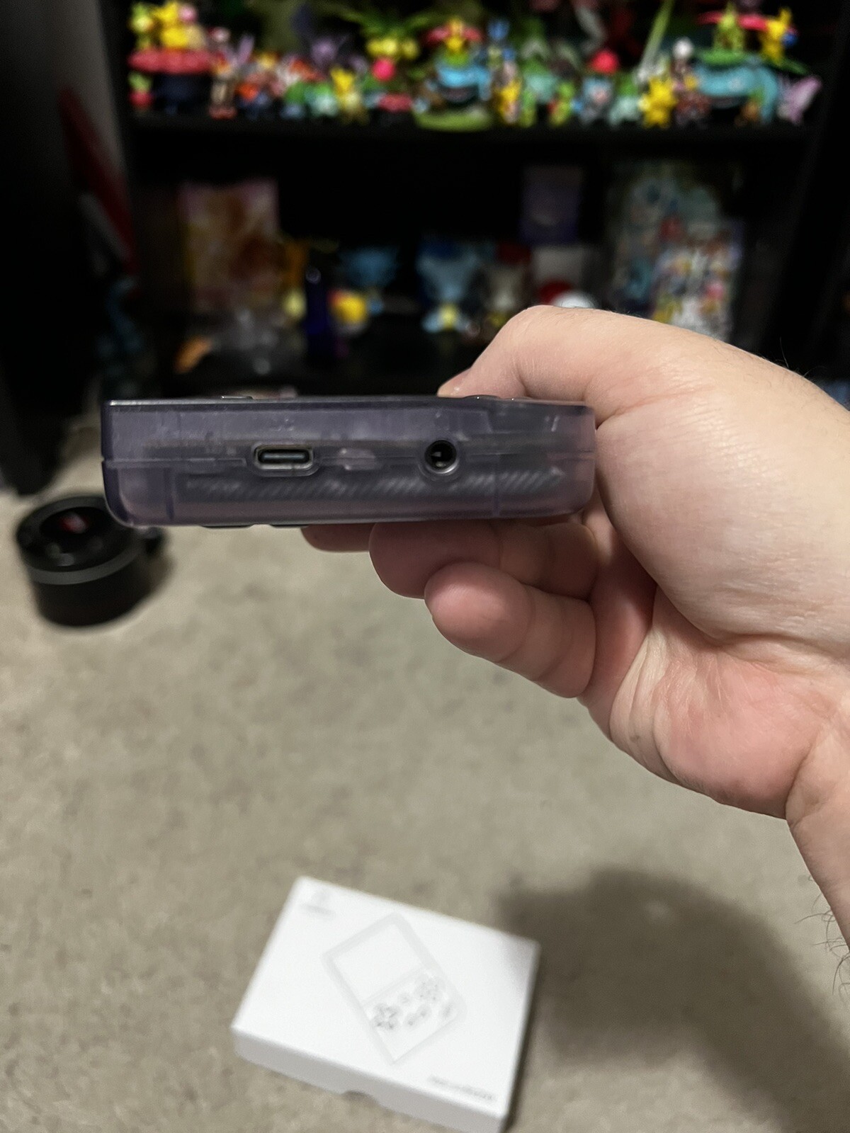 Anbernic RG35XX 64GB Handheld Console – Purple Transparent