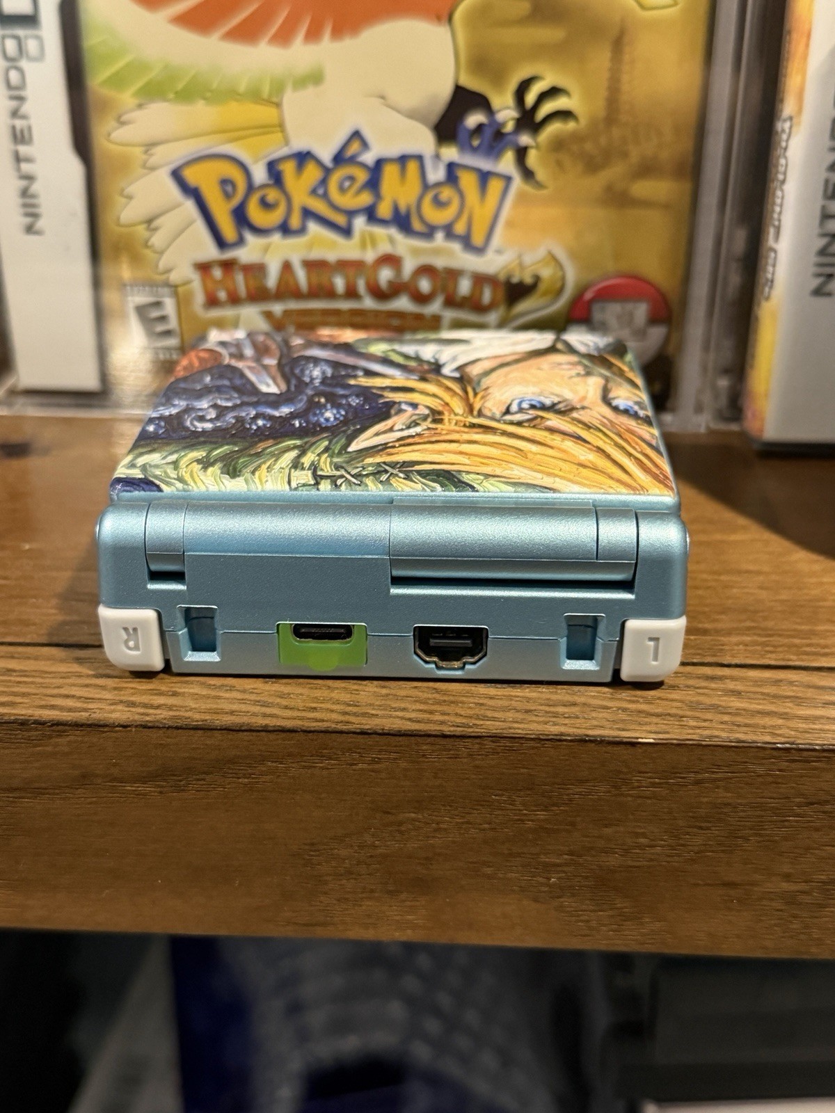Nintendo Gameboy Advance SP / USB C / Custom/ Link /Zelda /A+ Battery