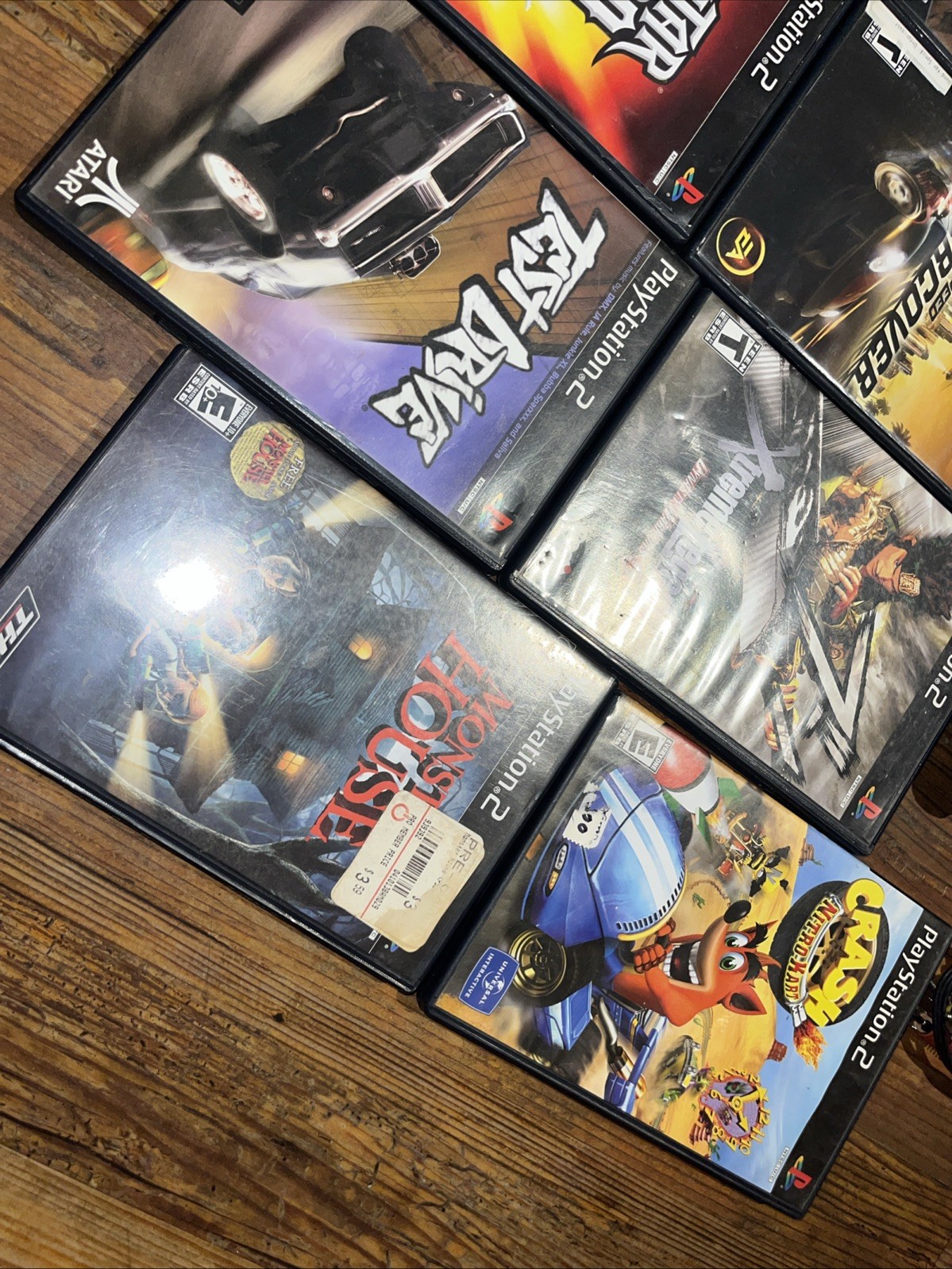 PlayStation 2 PS2 Slim SCPH-77001 TESTED w/ Controller & 12 Games