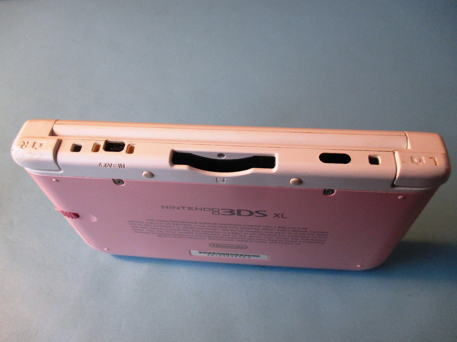 Nintendo 3DS XL White & Pink Handheld System w/Charger FREE Ship!