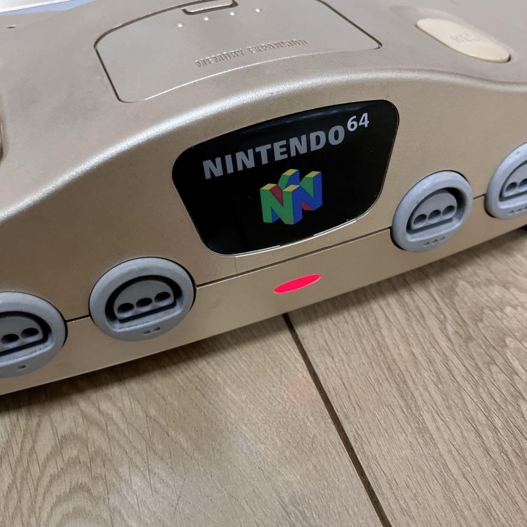 Nintendo 64 Console Limited Edition toys R’ Us Gold N64 Tested Working with box
