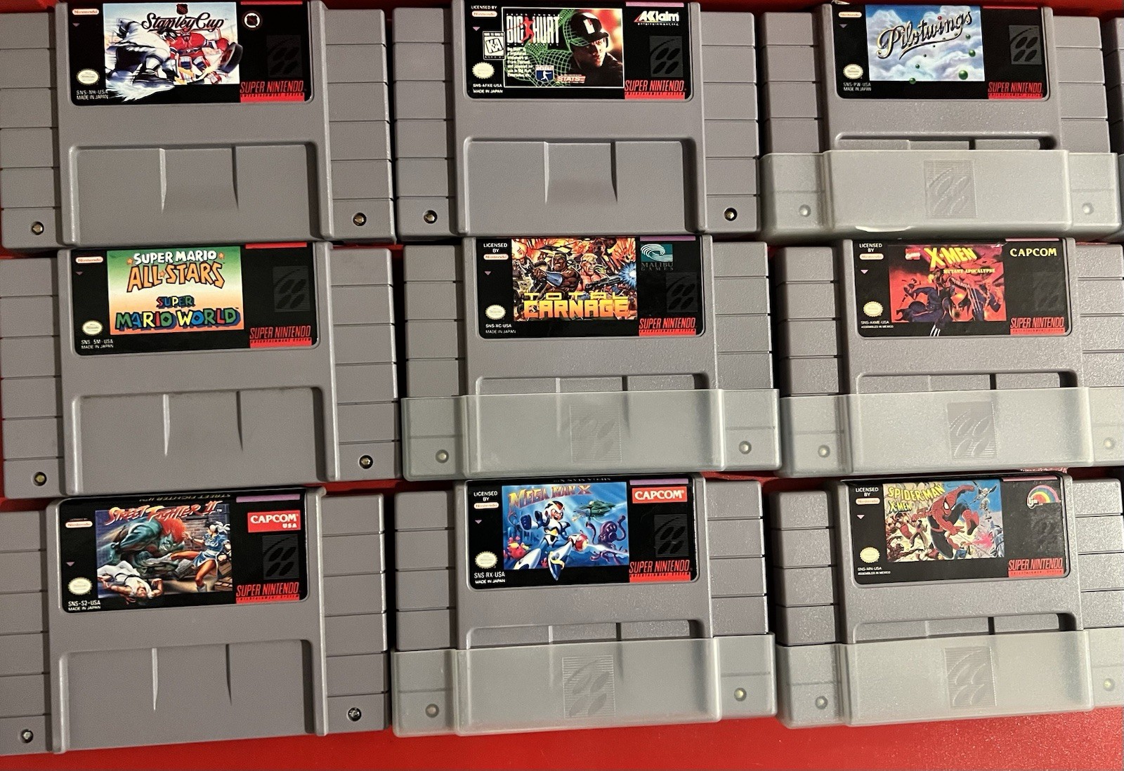Super Nintendo SNES System Console Bundle! 17 games Included!!