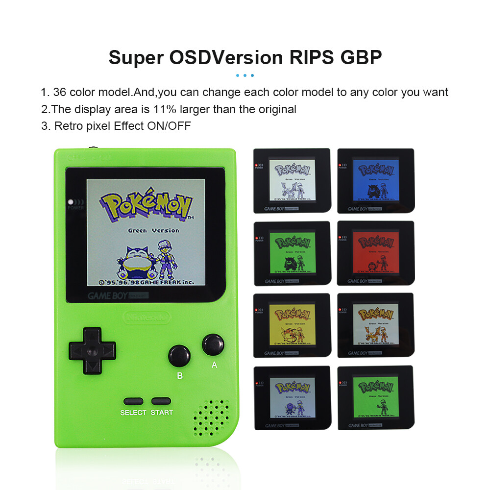5 levels Brightness Nintendo Game Boy Pocket GBP Console With High Backlight LCD