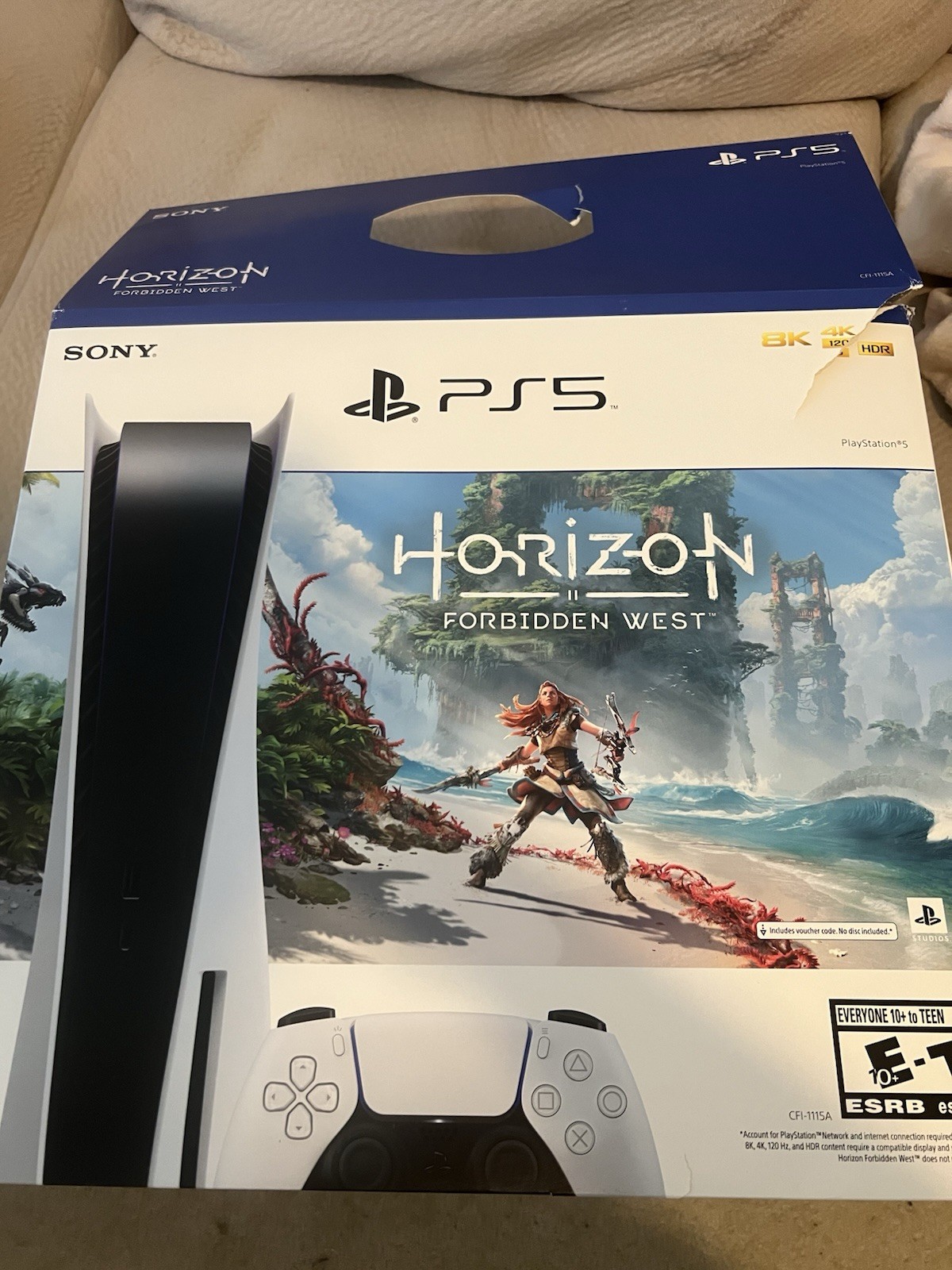 Sony PS5 Digital Edition Console – White 825gb