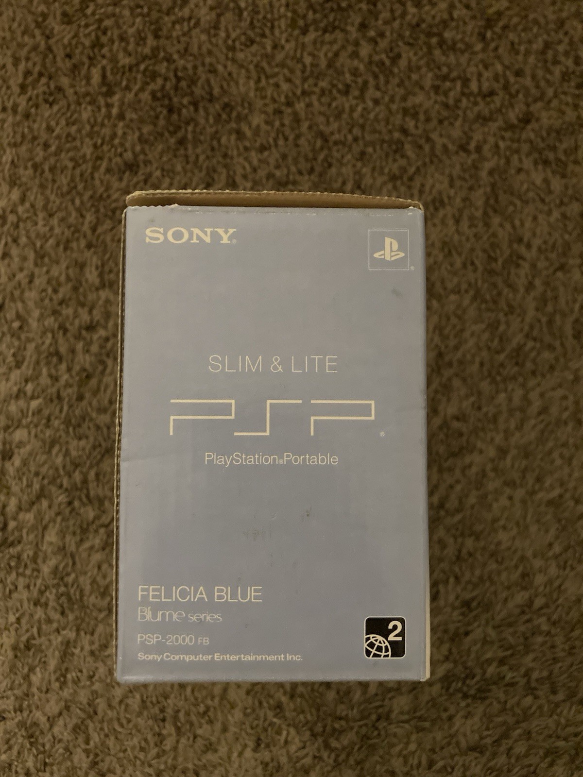 Sony PSP 2000 Felicia Blue Good Condition With Box