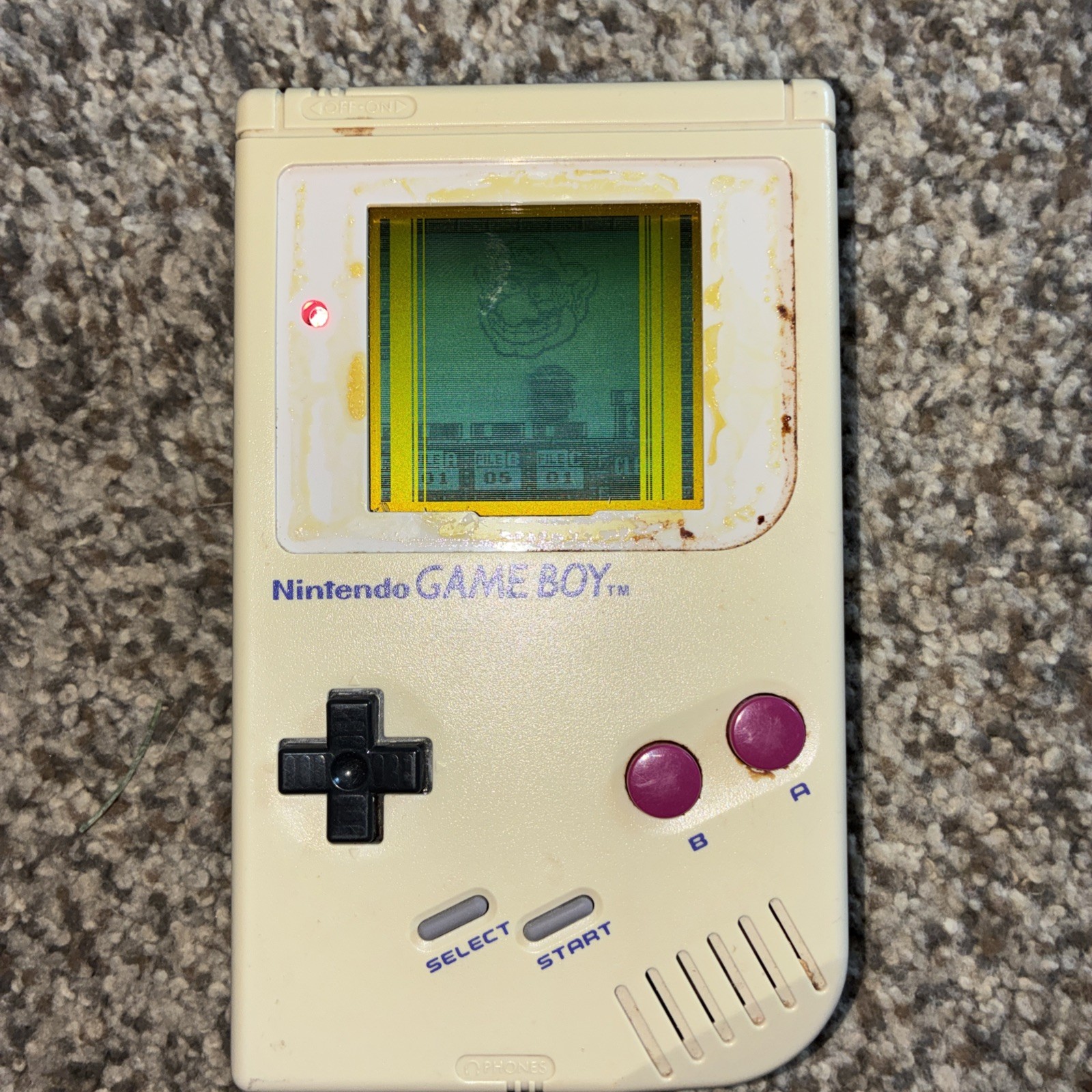 Nintendo Game Boy DMG-01 Gray Handheld Console 1989 Original Model Console Only