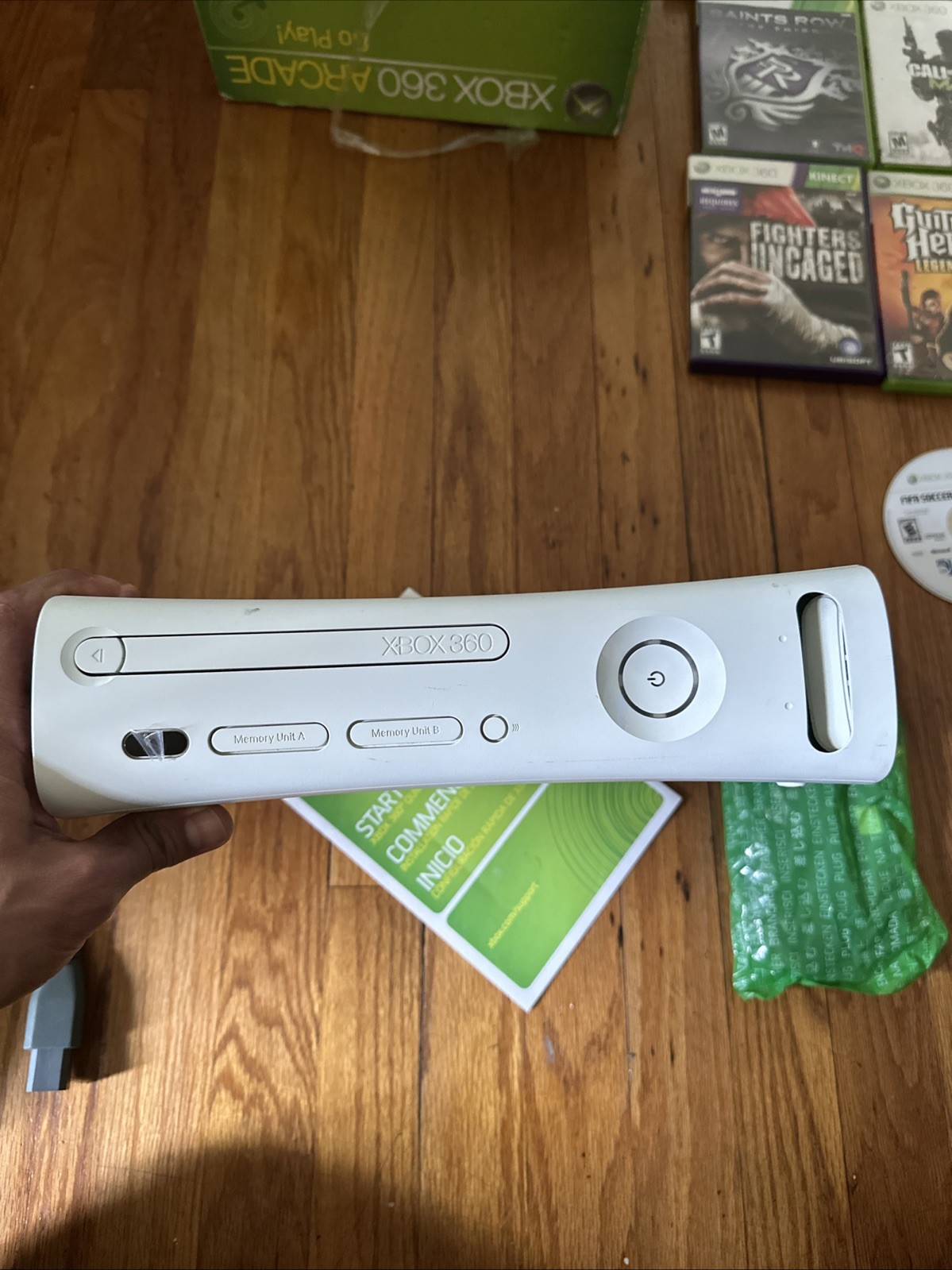 Xbox 360 Arcade 60GB Console Bundle Microsoft W 15 Games