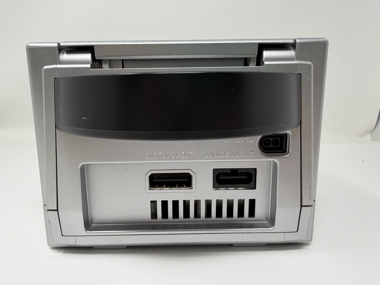 Nintendo GameCube Platinum/Silver Console Console Only Works Small Plastic Crack
