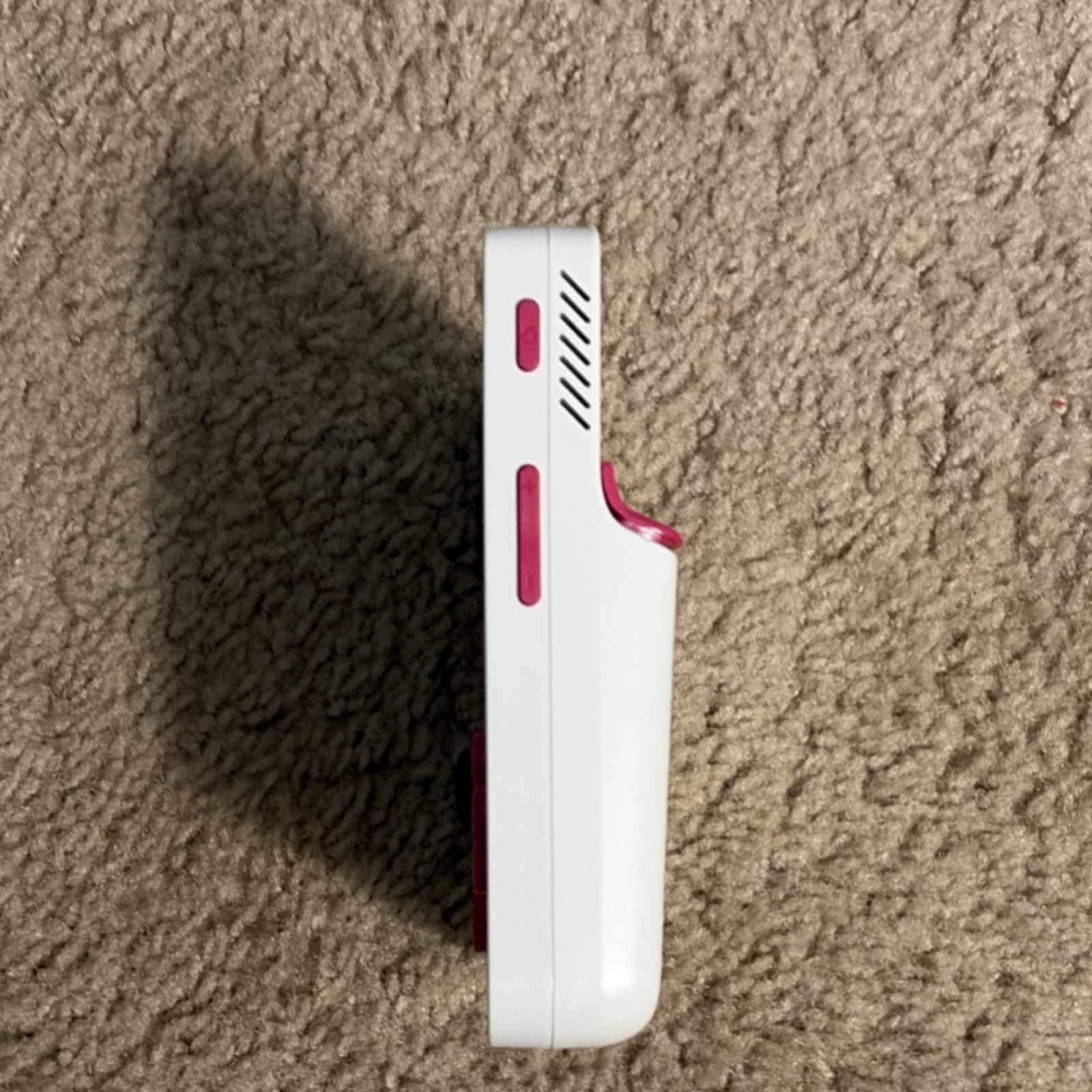 GAMEMT Handheld Video Game Console White Pink Stand HDMI USB Multiple Games
