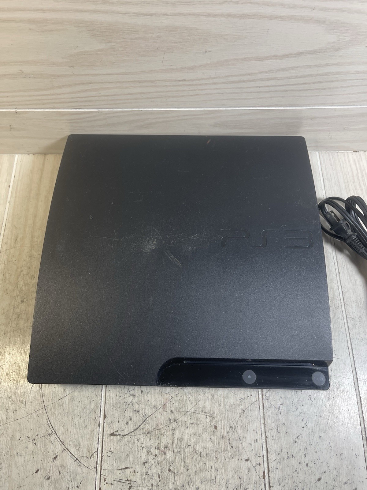 Sony PlayStation 3 Slim PS3 160GB Black CECH-3001A *Console & Cords Only*
