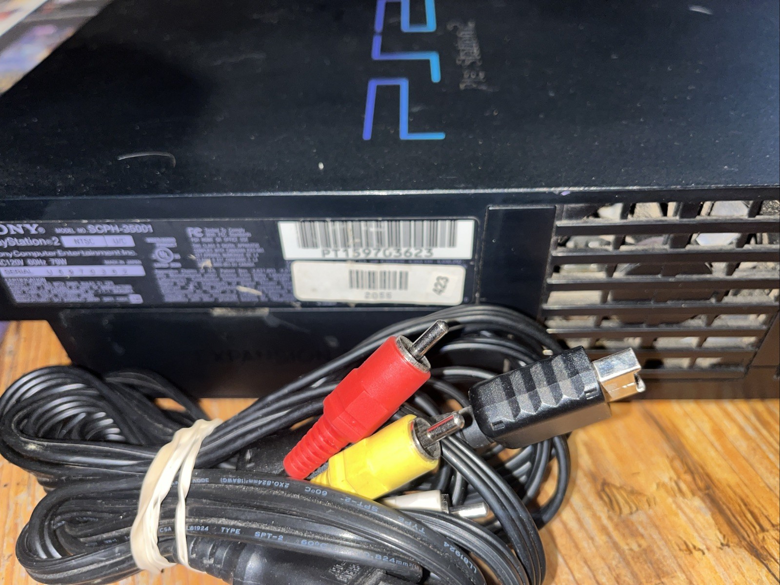 Sony PlayStation 2 PS2 Fat SCPH-35001 Console Bundle 22 Games Tested & Working