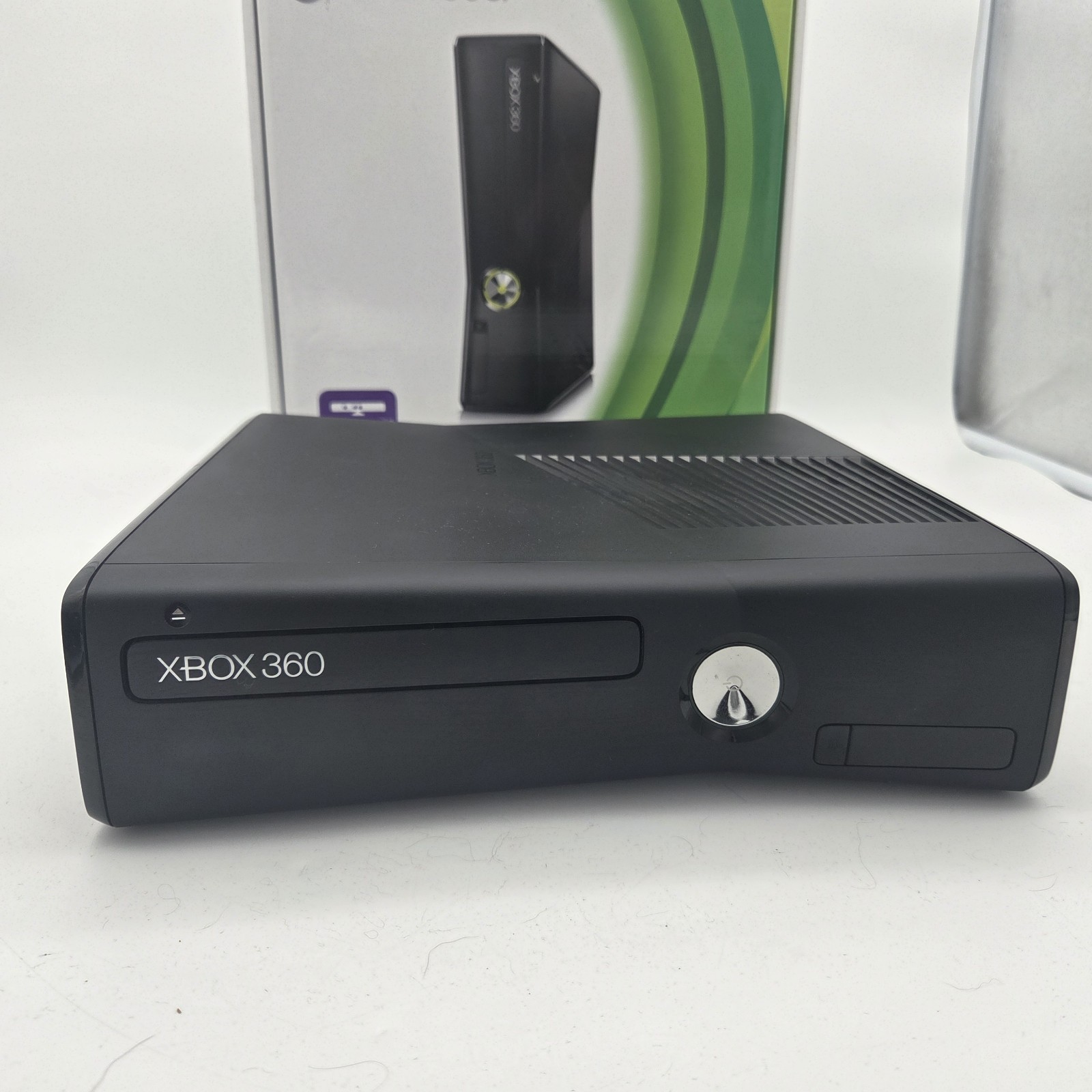 Microsoft Xbox 360 Slim 4GB Black Matte Console Model 1439 Complete In Box VGC