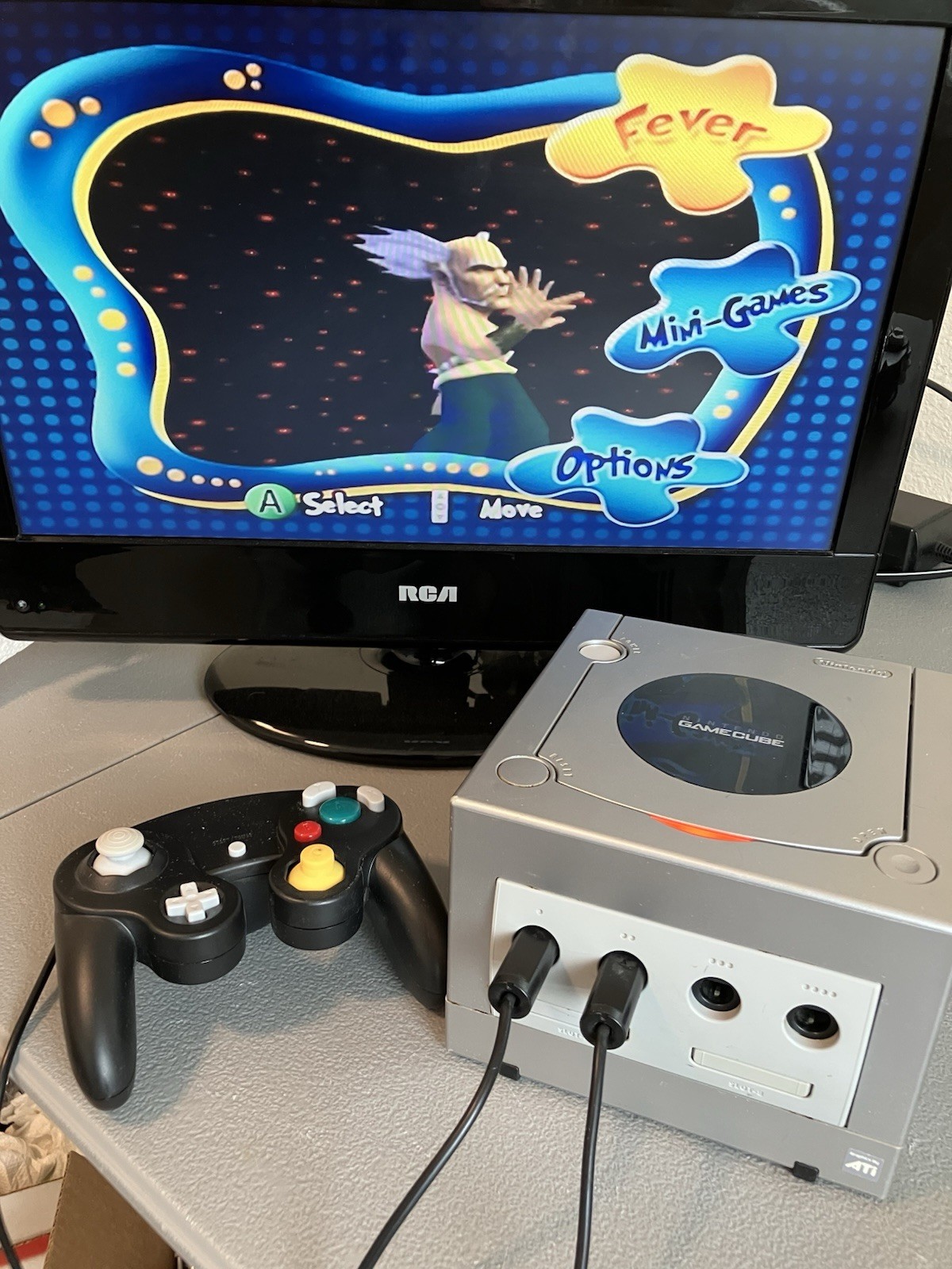 Nintendo GameCube Console Platinum DOL-101 – Bundle 3 Games 2 Controllers Tested