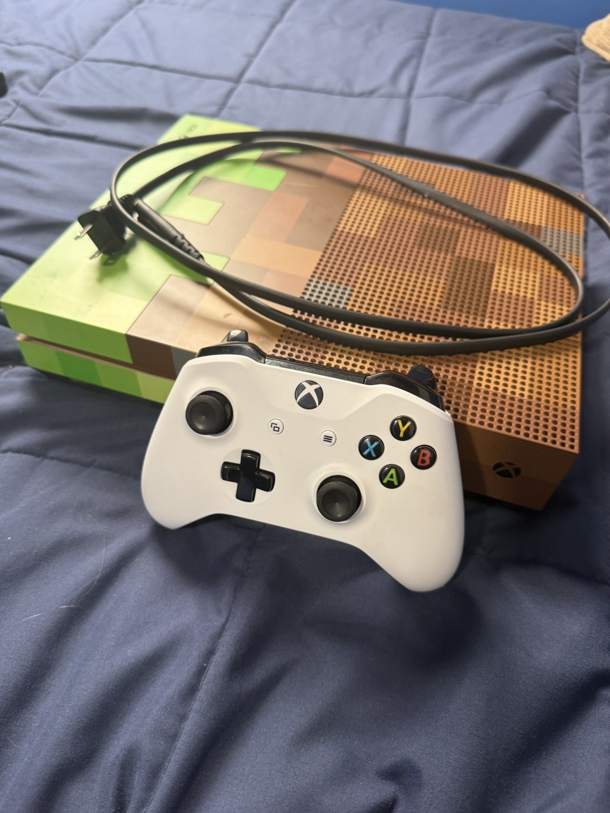 Microsoft Xbox One S 1TB Console Minecraft Limited Edition – Cleaned & Tested