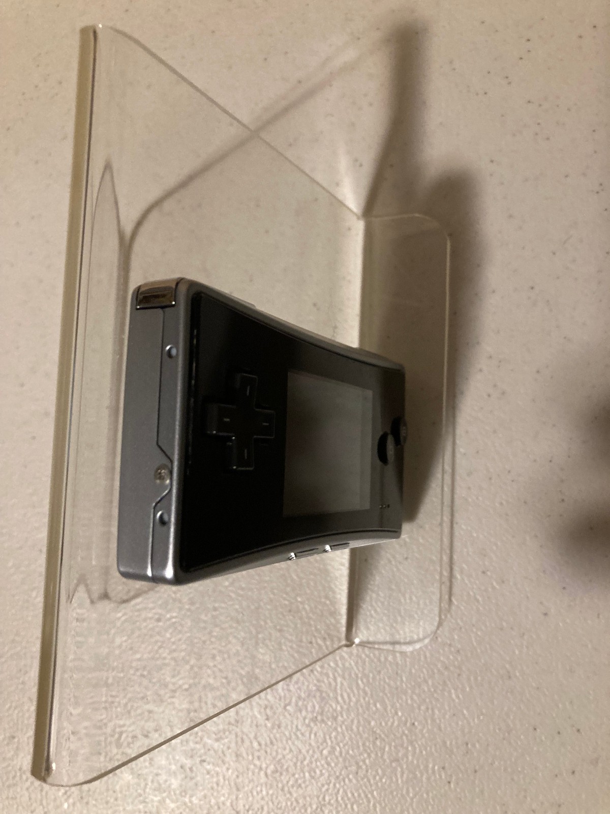 Nintendo Gameboy Micro Advance GBA Black/Silver with charger + case and sleeves