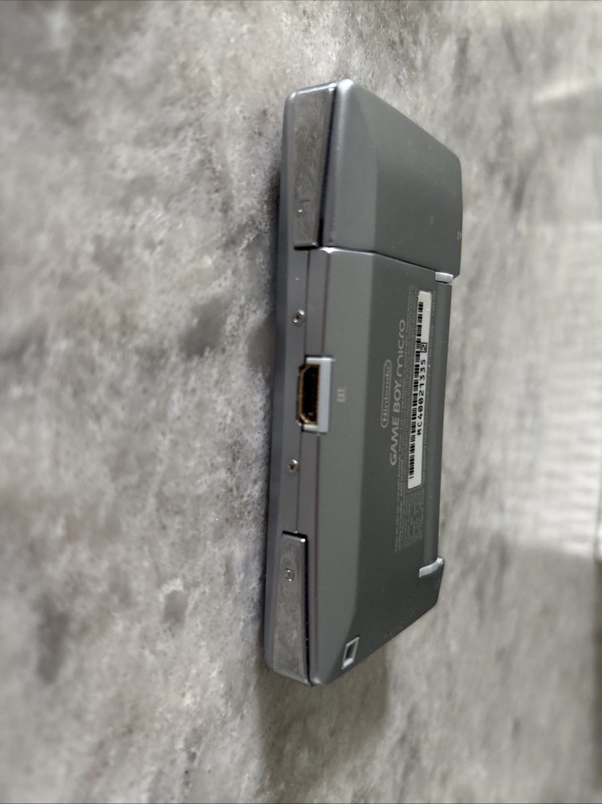 Nintendo Gameboy Advance GBA Micro Handheld Console Black/Silver USB Charger
