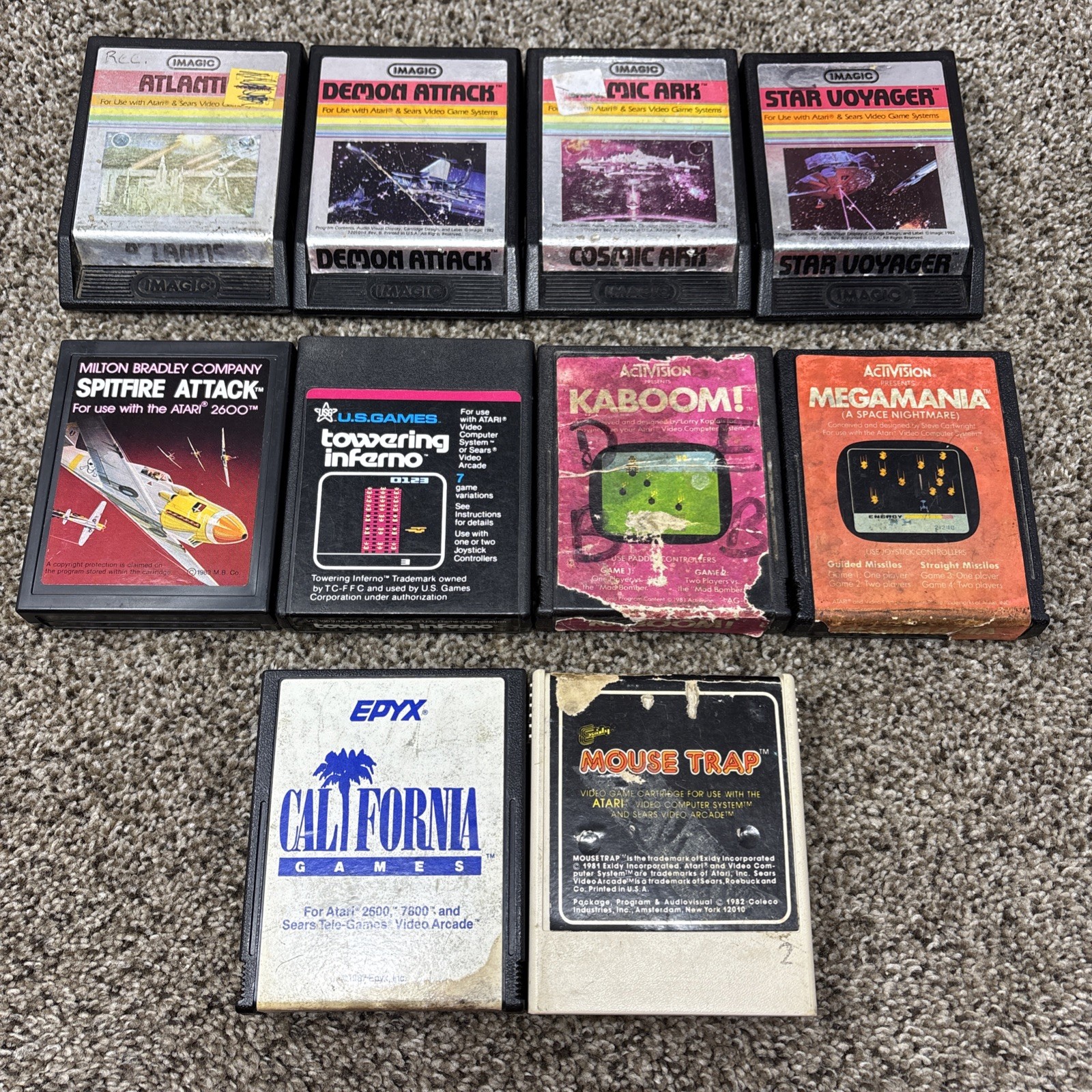 Atari 2600+ Plus Console BUNDLE Joystick Cables 50 games Joysticks HDMI Tested