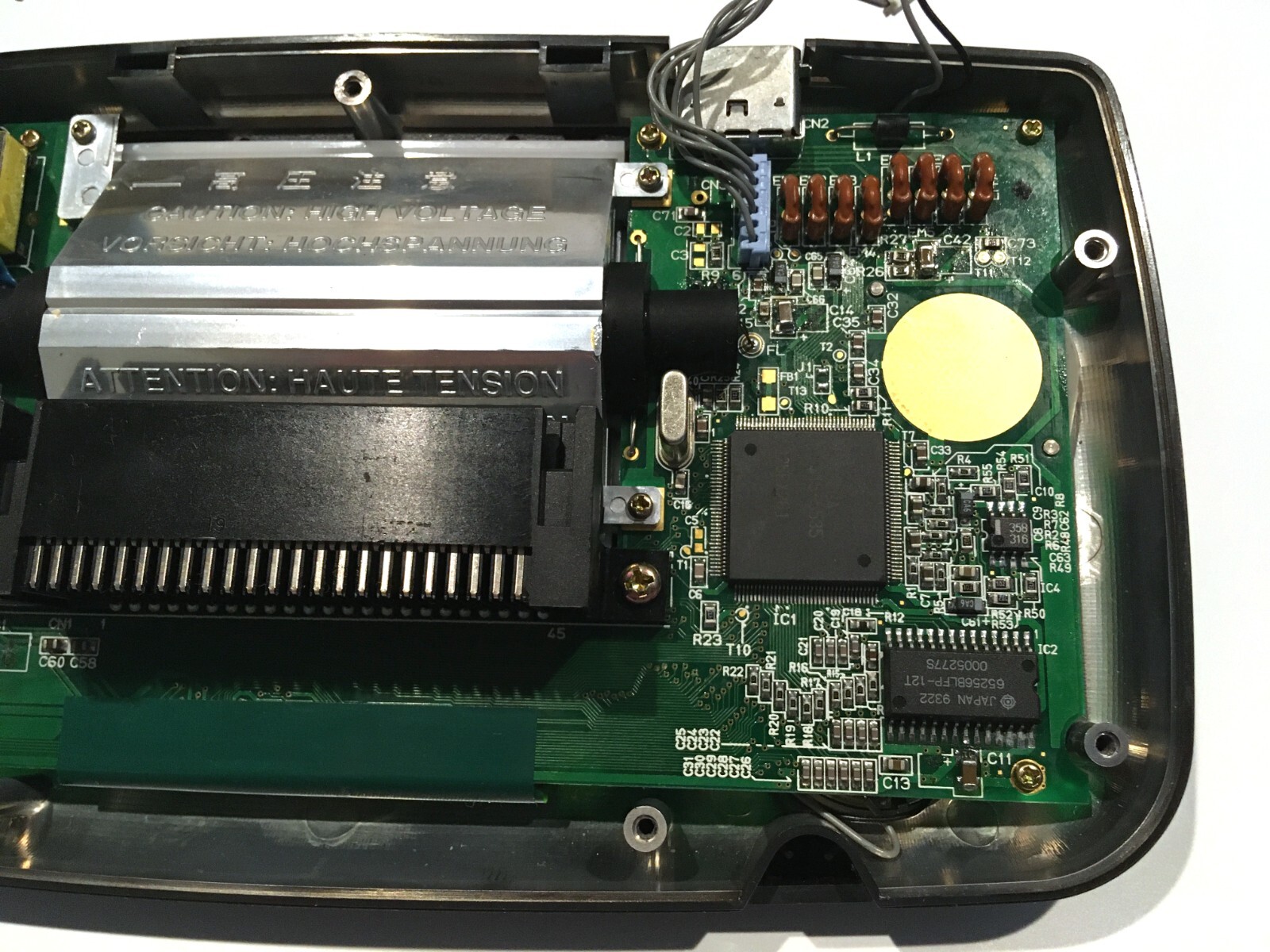 ❤️ SEGA Game Gear Console RECAPPED w CERAMIC SMD Caps, Glass Lens + Video Game
