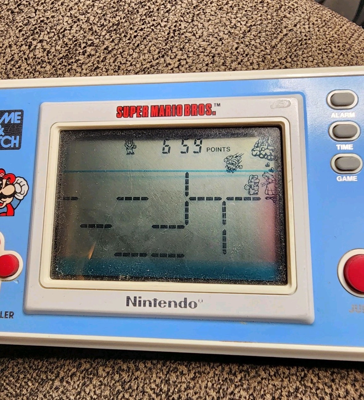 Nintendo Game And Watch – Super Mario Bros 1988 Tested And Works Great! OG Owner