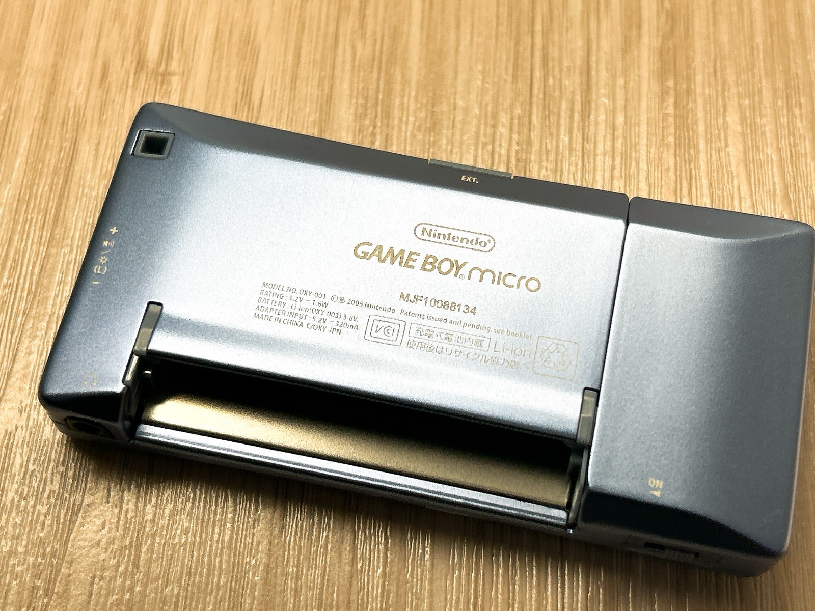 Mint – Nintendo GameBoy Micro Blue Console Tested w/ Charger & Case GBM
