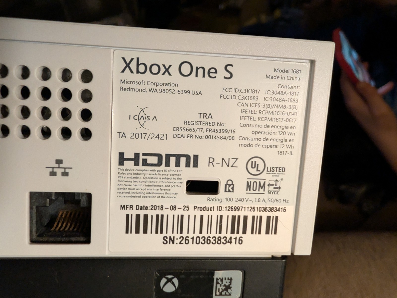 Microsoft Xbox Series S White 1TB. With Controller and Cords