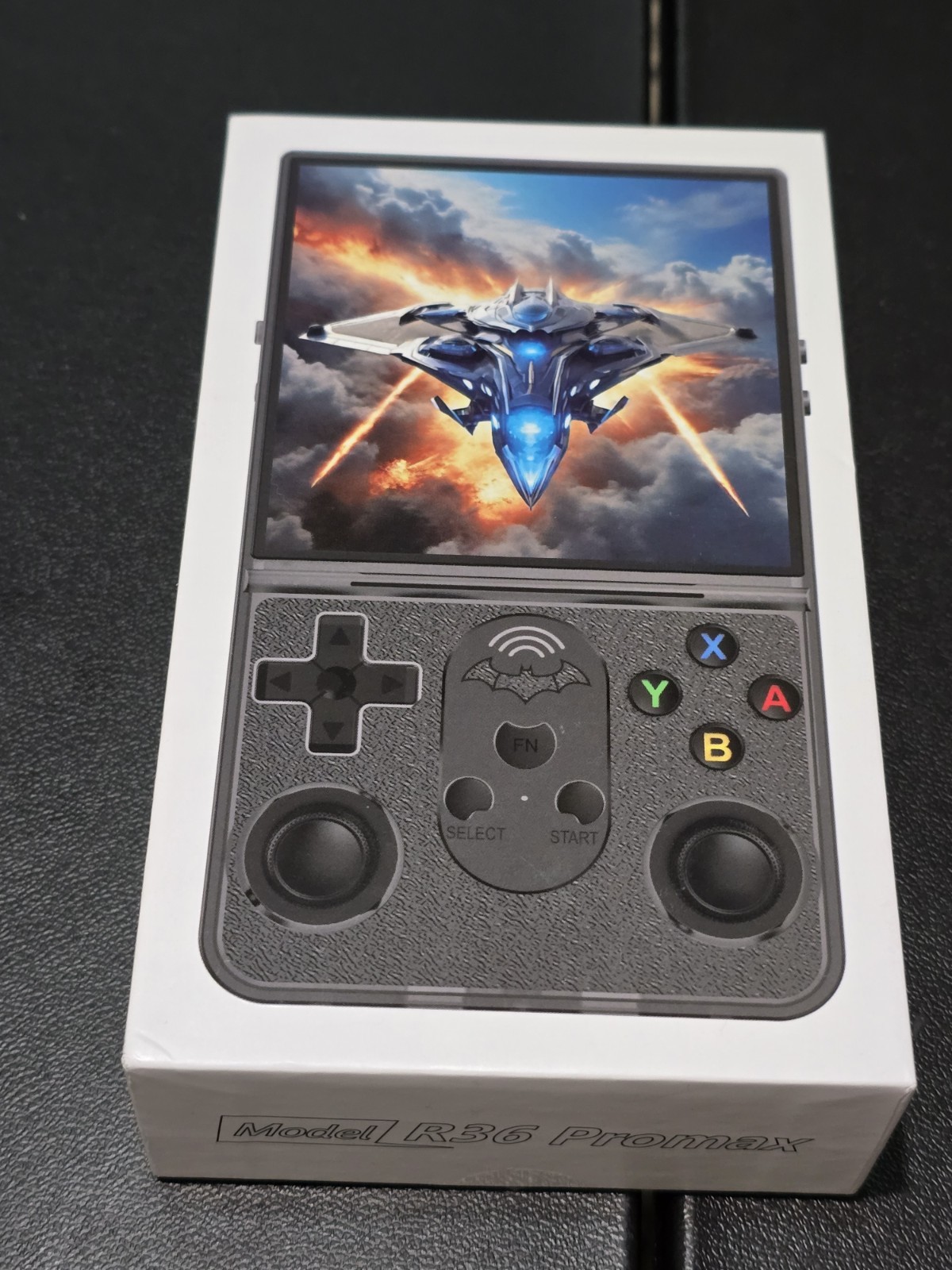 R36Pro MAX Retro Handheld Video Game Console IPS Screen BLACK Nes Sega Ps