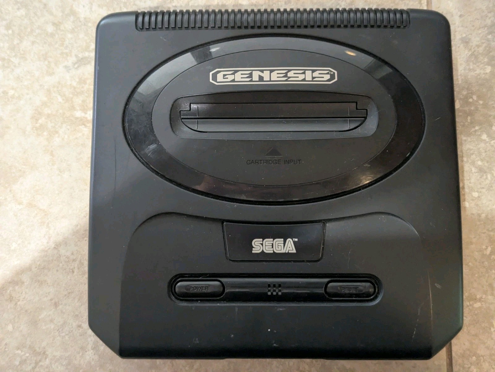 Sega Genesis Model 2 MK1631A Console Bundle, 1 Game 3 Controllers CLEANED & Nice