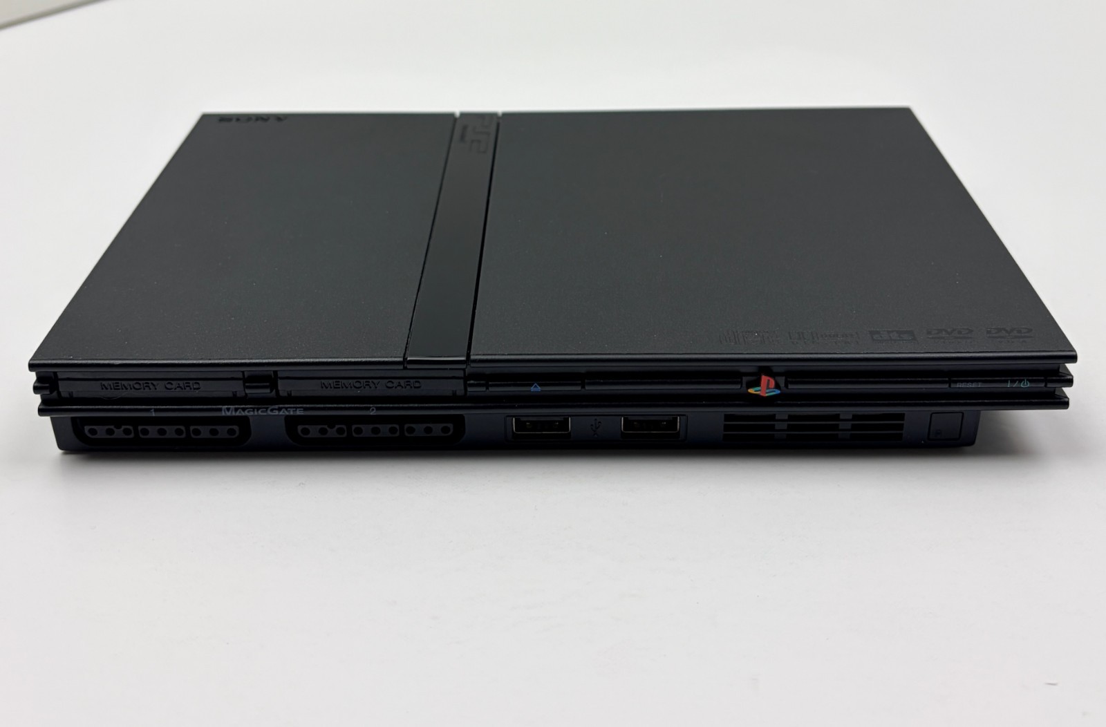 Sony PlayStation 2 Slim PS2 Black Console (SCPH-77001) w/ Controller & Memory